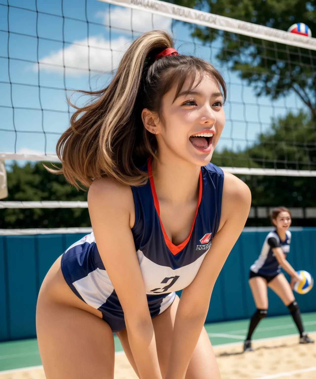 【「女子校生・JK×バレーボール」AIエロ画像（リアル・実写・フォト風）432枚まとめ！(9ページ目)のエロ画像17枚目