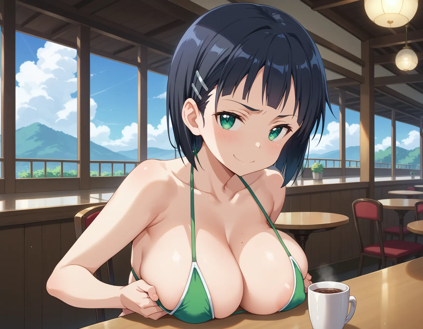 【「下着（ブラジャー・パンティ）」AIエロ画像（イラスト・アニメ・二次元風）15996枚まとめ！(291ページ目)のエロ画像21枚目