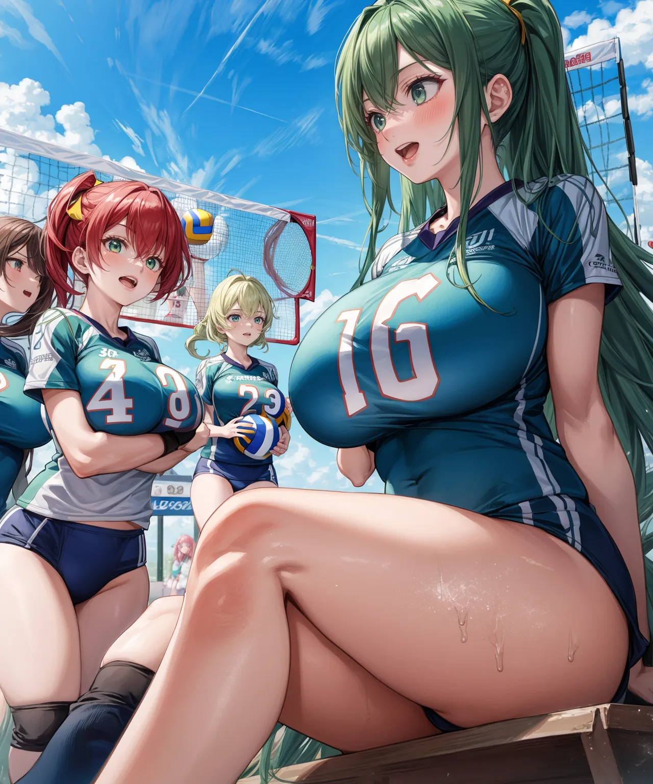 【「爆乳・超乳」AIエロ画像（イラスト・アニメ・二次元風）5621枚まとめ！(102ページ目)のエロ画像25枚目