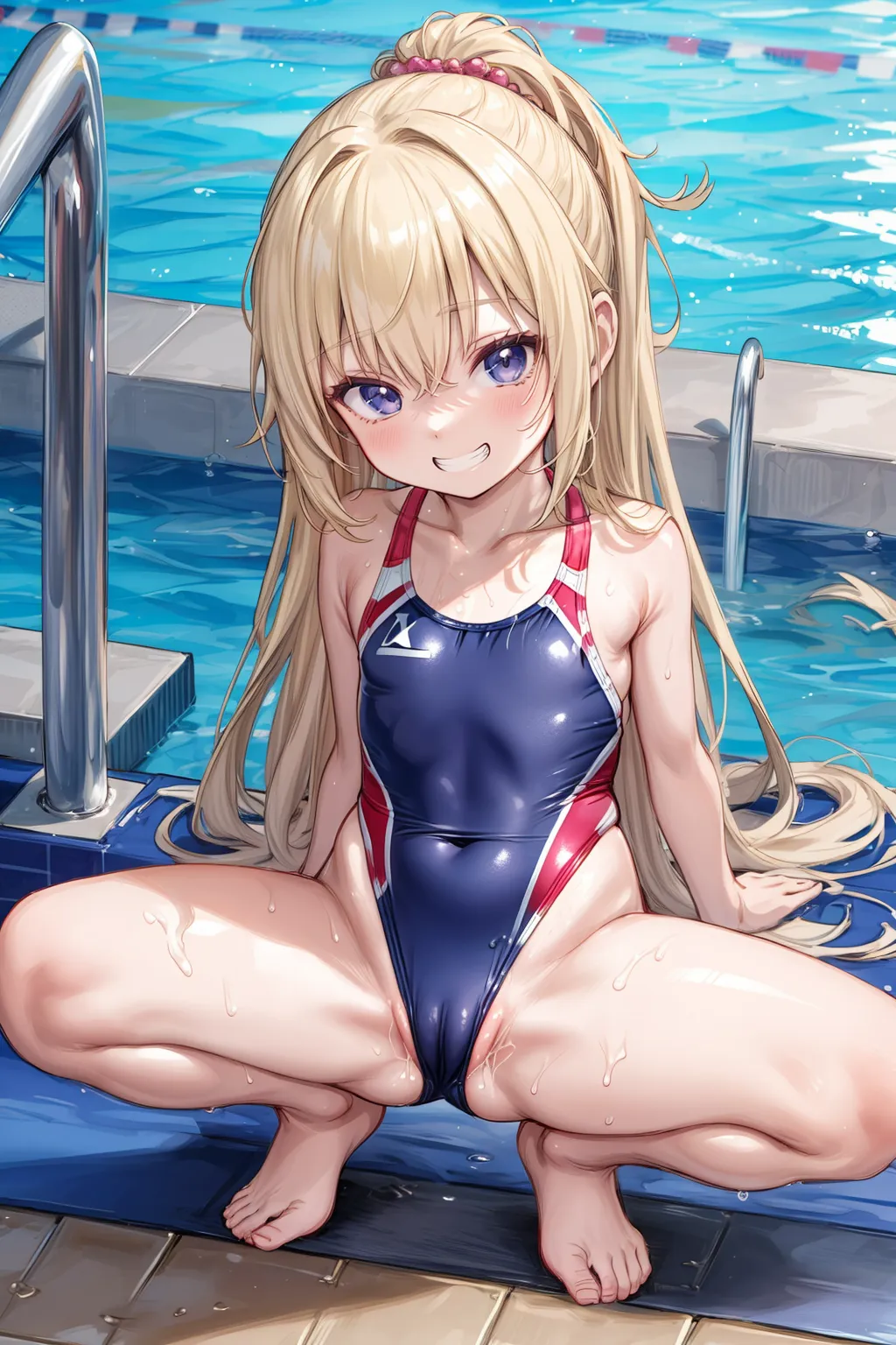 【「貧乳」AIエロ画像（イラスト・アニメ・二次元風）8390枚まとめ！(154ページ目)のエロ画像9枚目