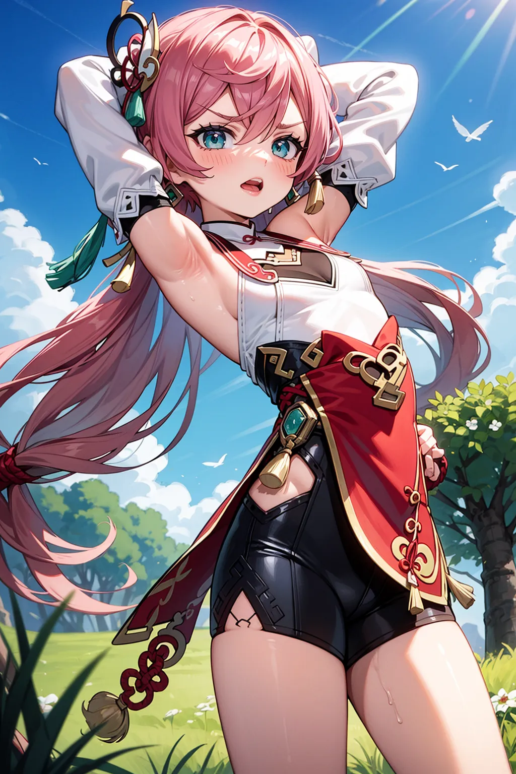 【「貧乳」AIエロ画像（イラスト・アニメ・二次元風）8390枚まとめ！(154ページ目)のエロ画像8枚目