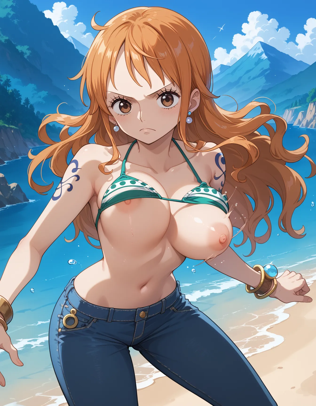 【「下着（ブラジャー・パンティ）」AIエロ画像（イラスト・アニメ・二次元風）15996枚まとめ！(289ページ目)のエロ画像28枚目