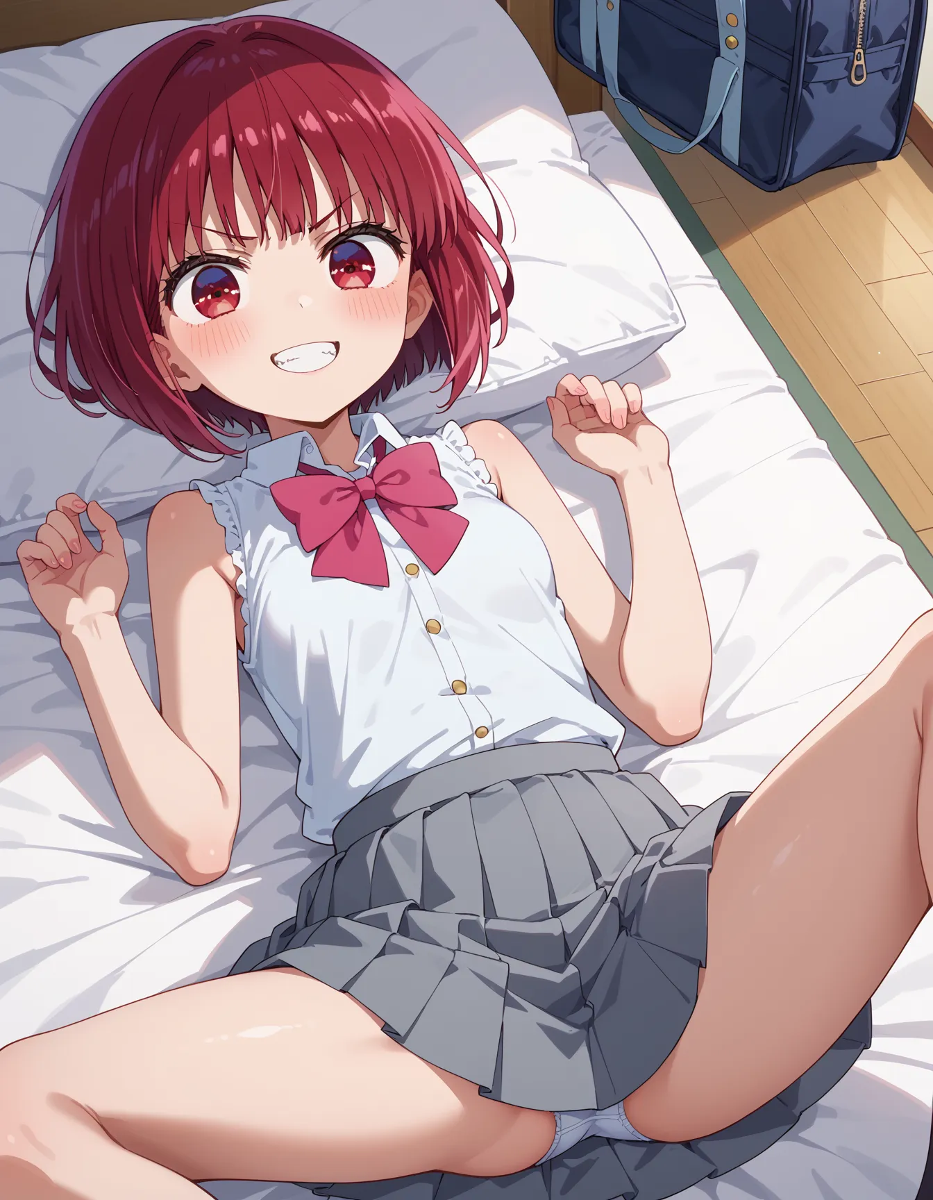 【「学制服」AIエロ画像（イラスト・アニメ・二次元風）4855枚まとめ！(88ページ目)のエロ画像3枚目