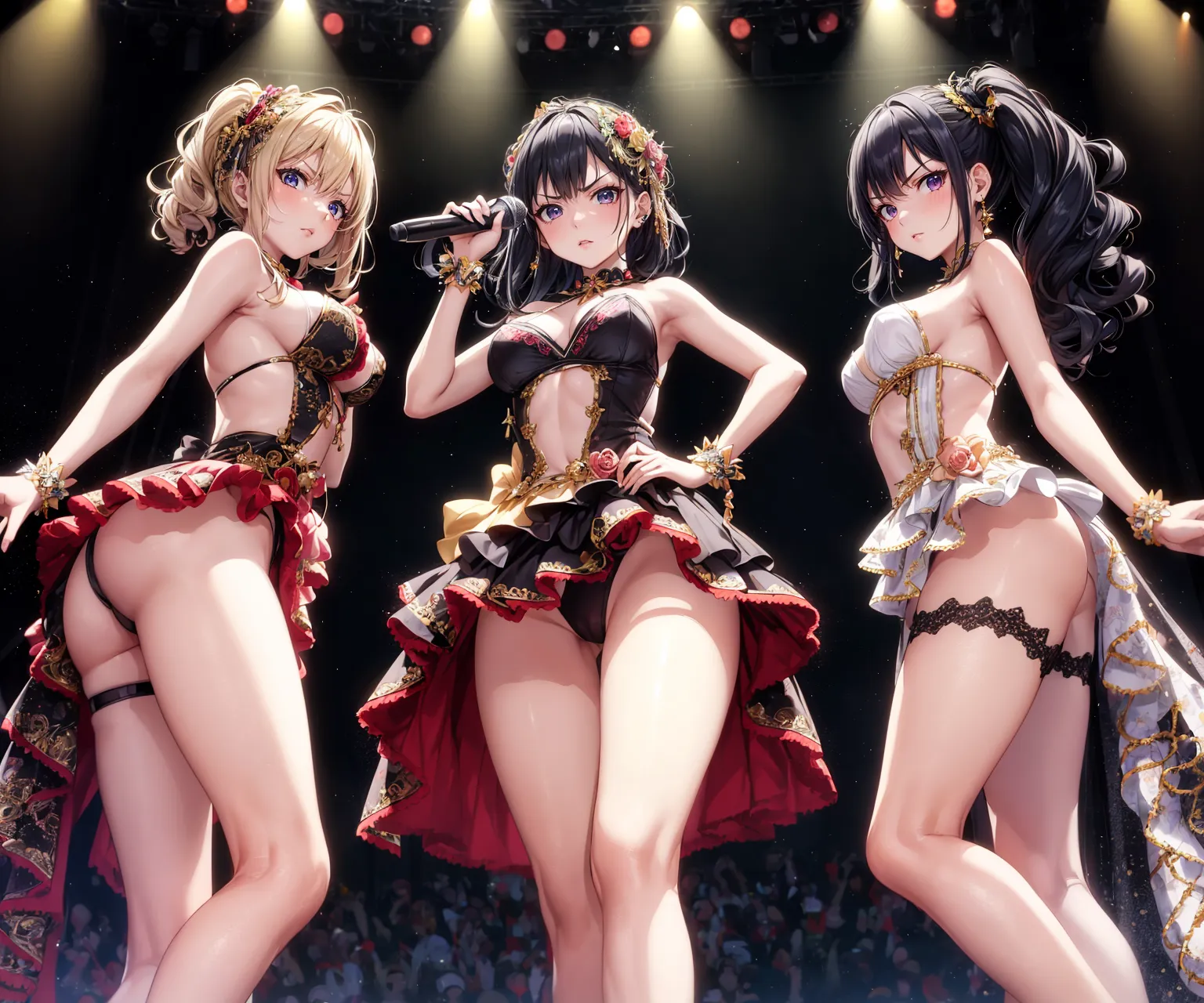 【「アイドル」AIエロ画像（イラスト・アニメ・二次元風）767枚まとめ！(15ページ目)のエロ画像5枚目