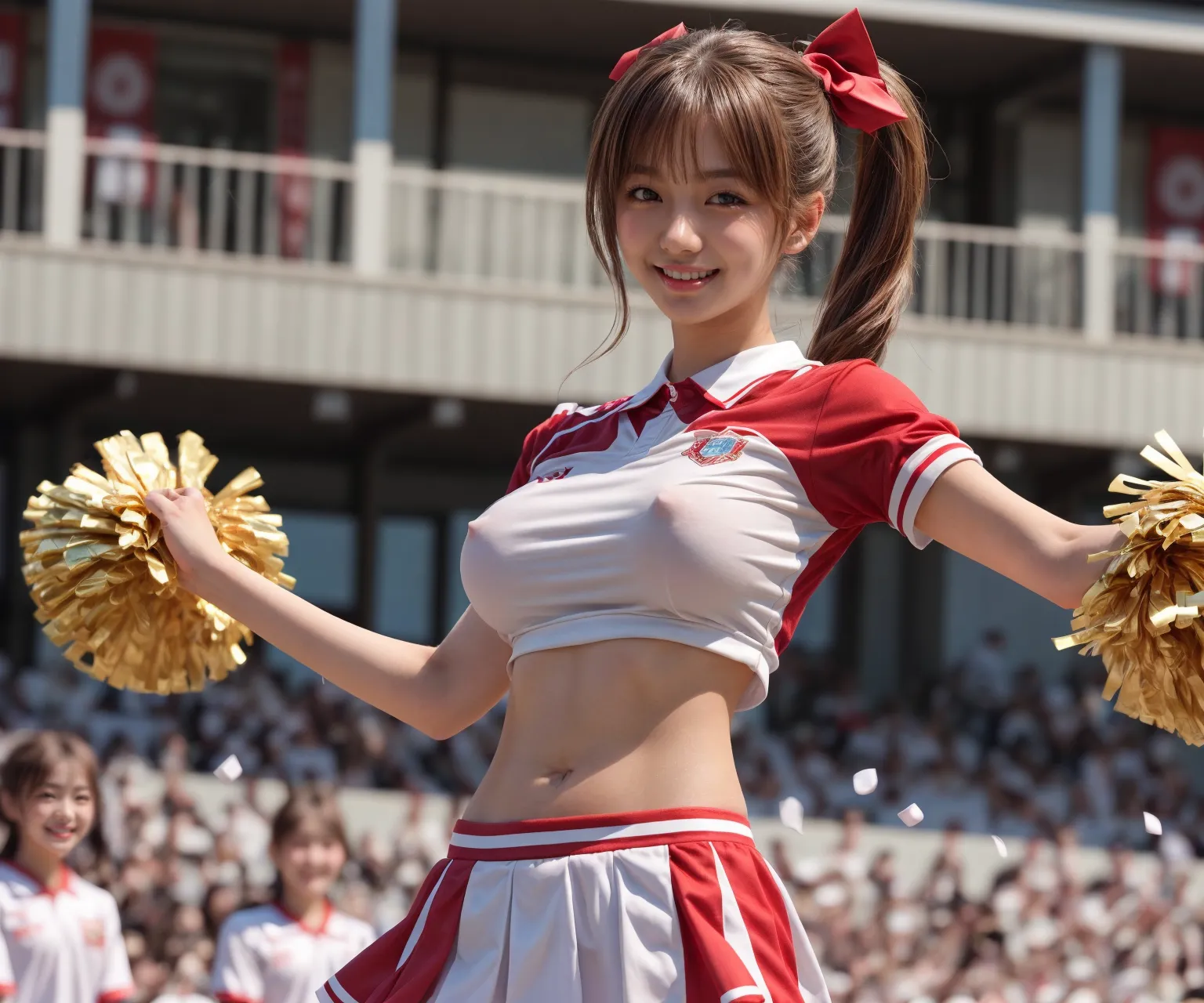 【「チアリーダー」AIエロ画像（リアル・実写・フォト風）1326枚まとめ！(25ページ目)のエロ画像8枚目