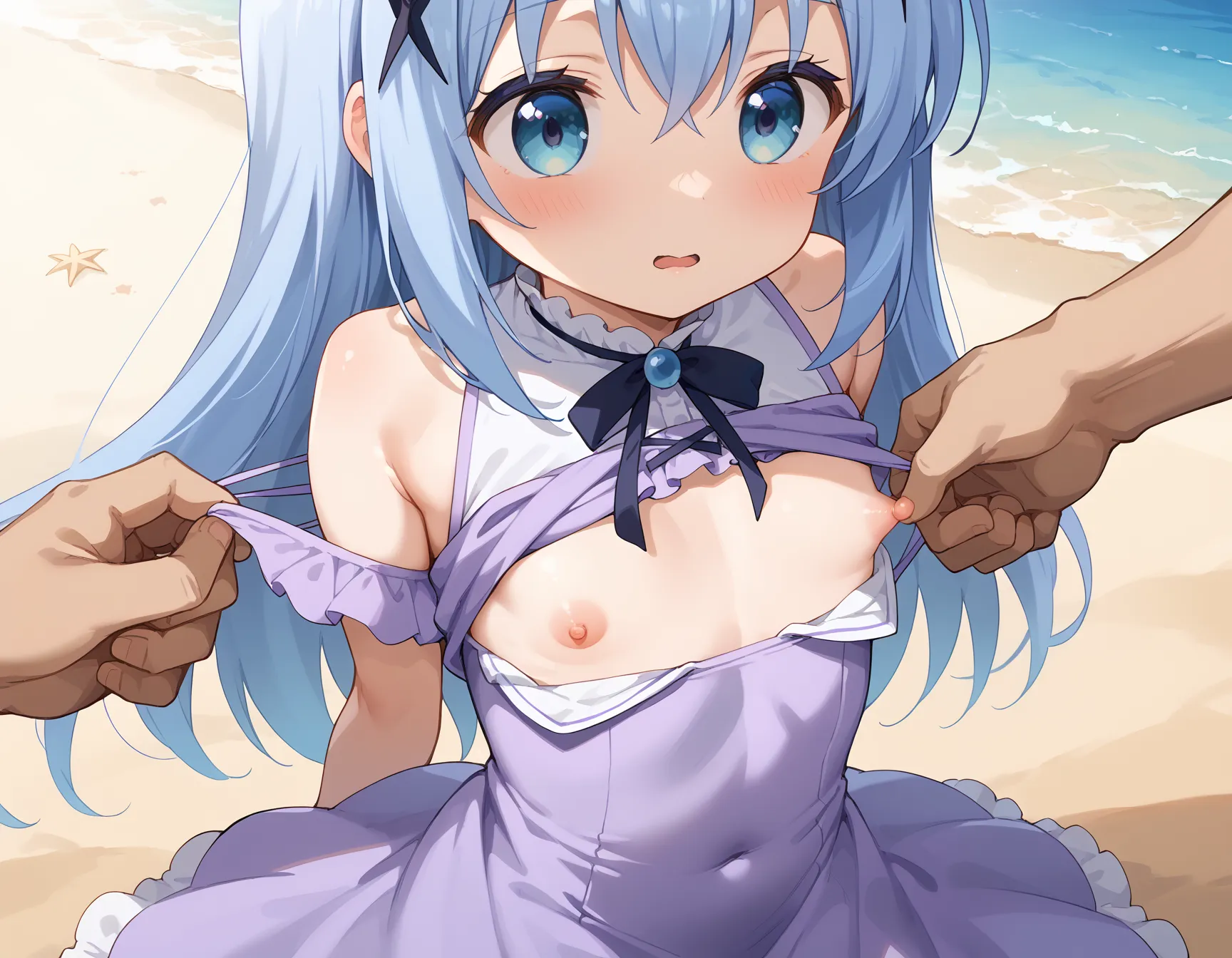 【「貧乳」AIエロ画像（イラスト・アニメ・二次元風）8390枚まとめ！(153ページ目)のエロ画像24枚目