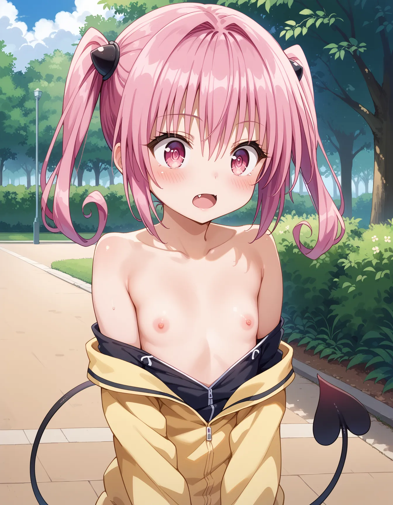 【「貧乳」AIエロ画像（イラスト・アニメ・二次元風）8390枚まとめ！(153ページ目)のエロ画像13枚目