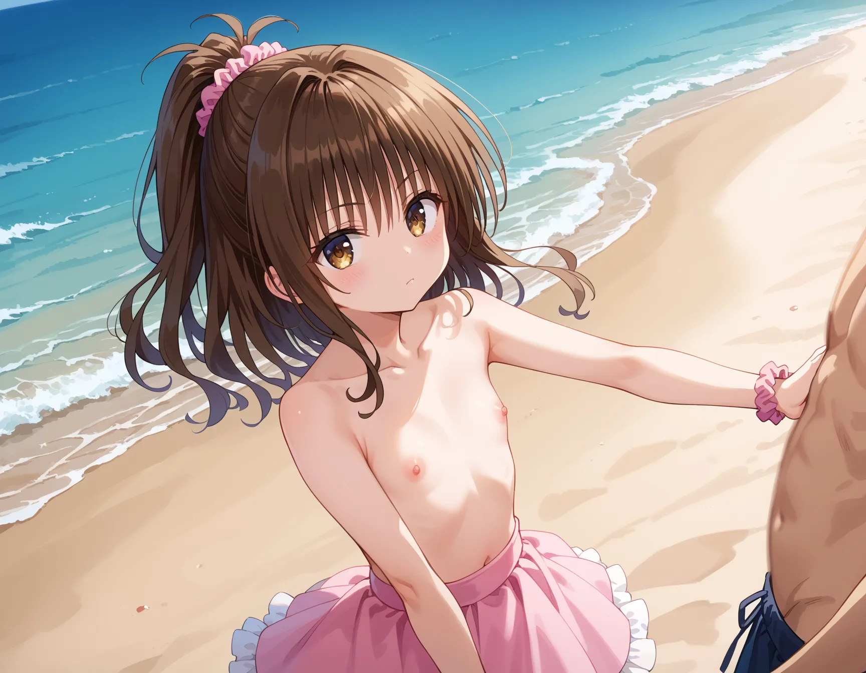 【「貧乳」AIエロ画像（イラスト・アニメ・二次元風）8390枚まとめ！(153ページ目)のエロ画像6枚目