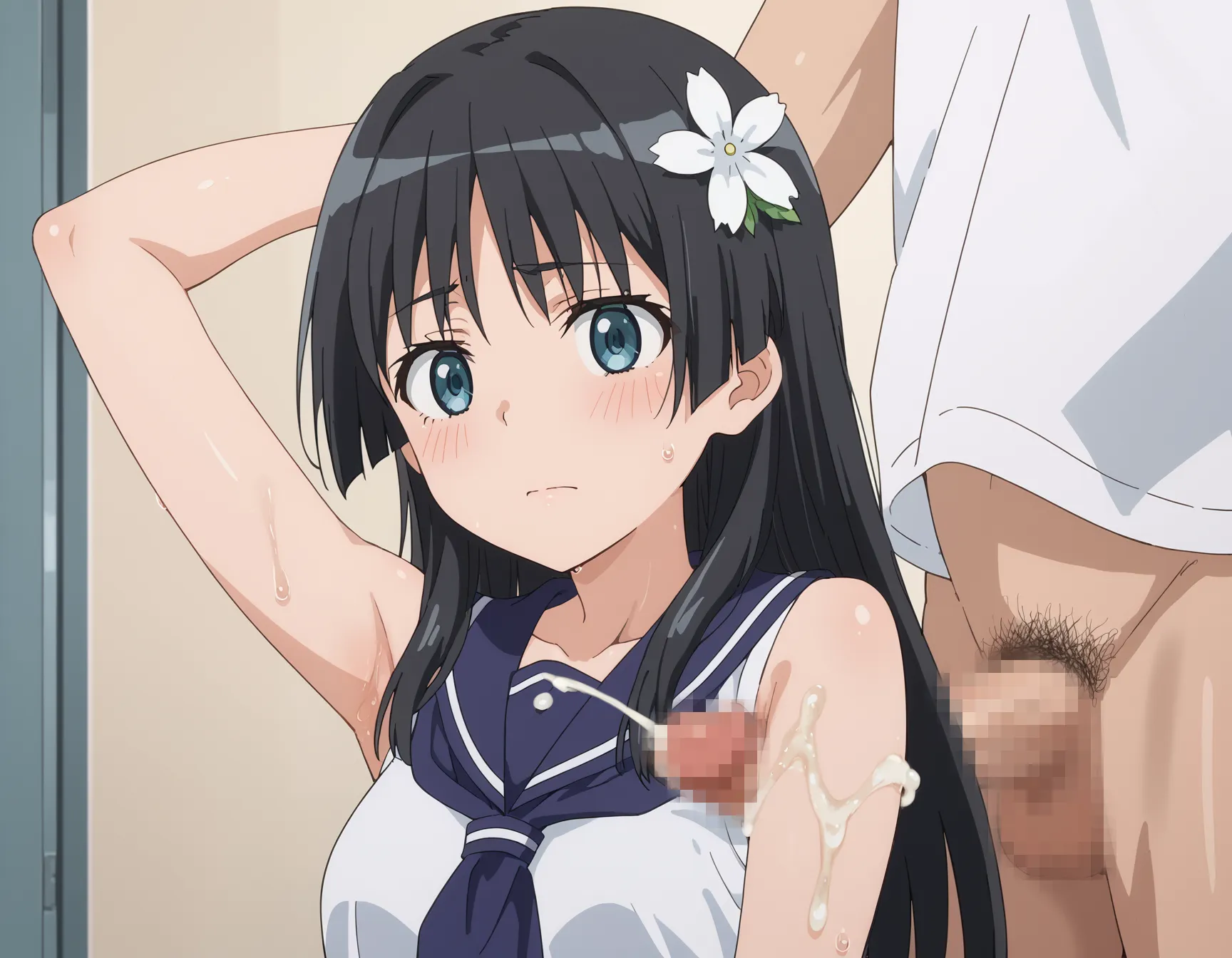 【「腋・脇」AIエロ画像（イラスト・アニメ・二次元風）4705枚まとめ！(86ページ目)のエロ画像29枚目