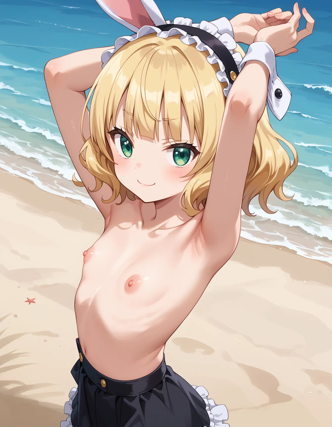【「腋・脇」AIエロ画像（イラスト・アニメ・二次元風）4705枚まとめ！(86ページ目)のエロ画像19枚目