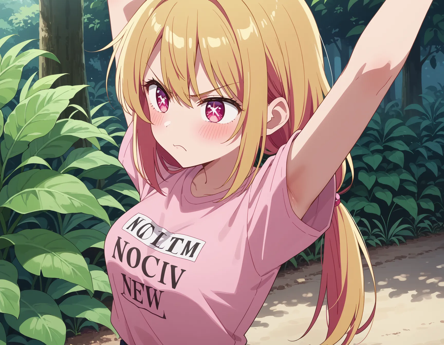 【「腋・脇」AIエロ画像（イラスト・アニメ・二次元風）4705枚まとめ！(86ページ目)のエロ画像16枚目