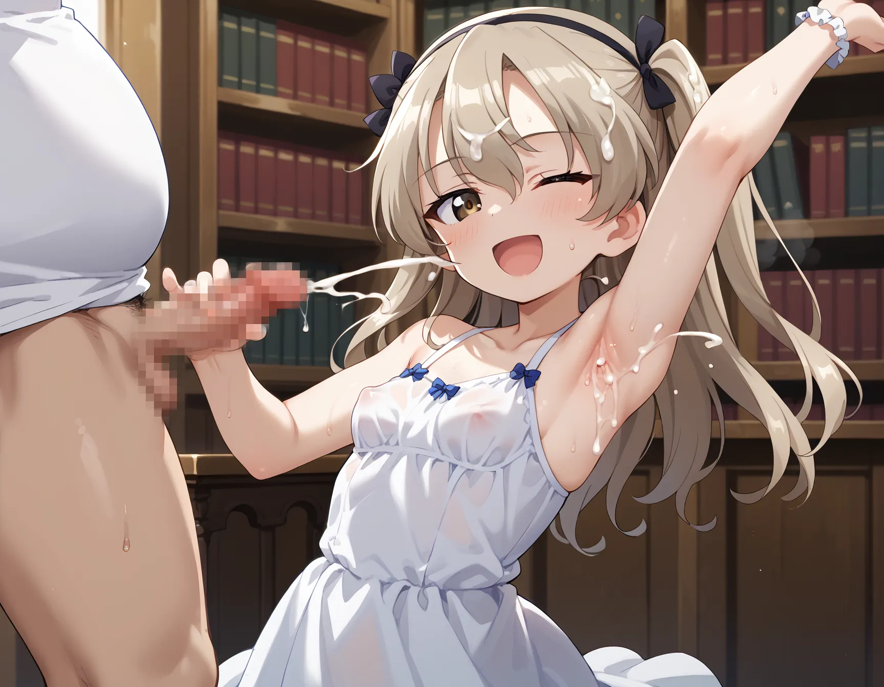 【「腋・脇」AIエロ画像（イラスト・アニメ・二次元風）4705枚まとめ！(86ページ目)のエロ画像11枚目