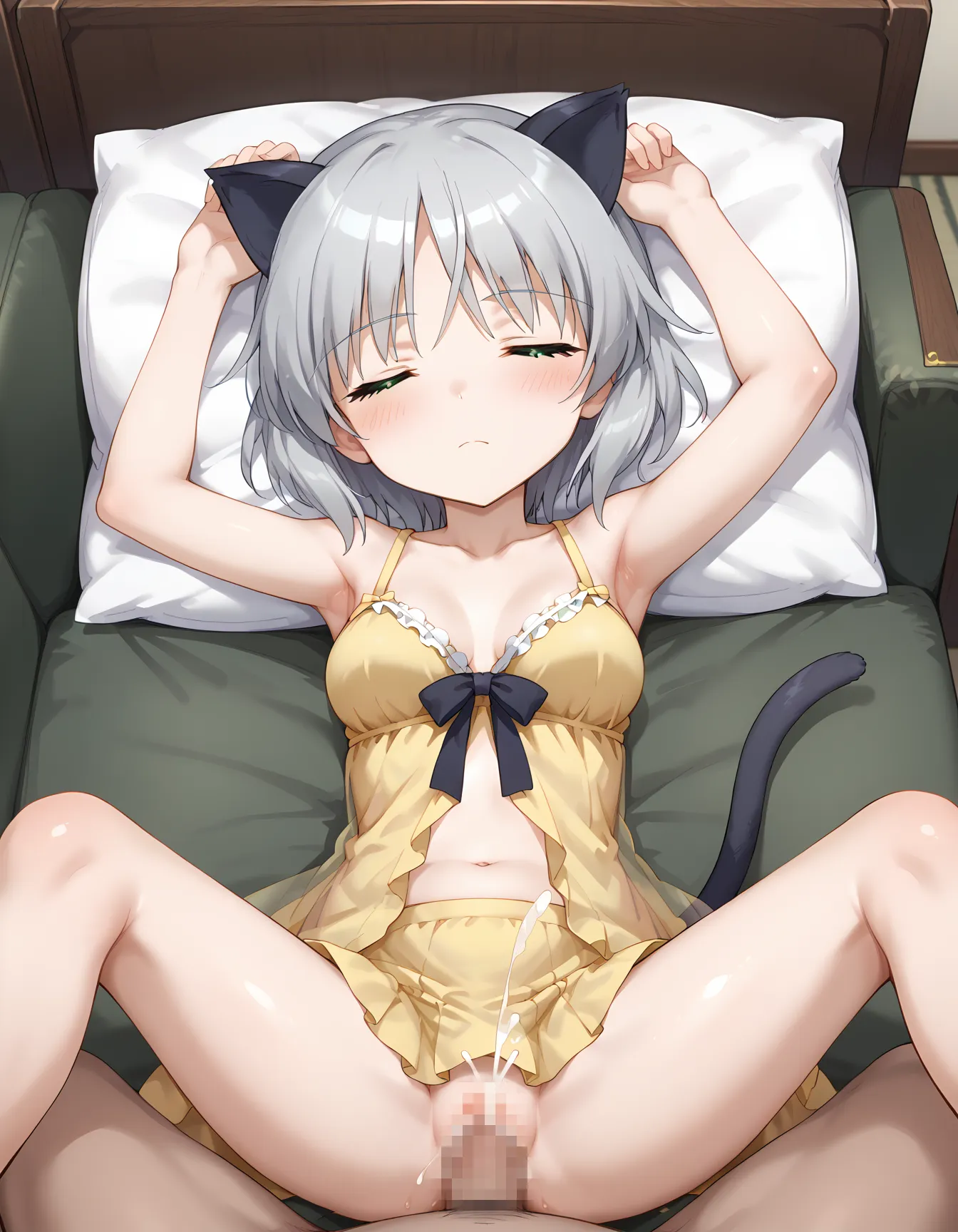 【「下着（ブラジャー・パンティ）」AIエロ画像（イラスト・アニメ・二次元風）15996枚まとめ！(284ページ目)のエロ画像26枚目