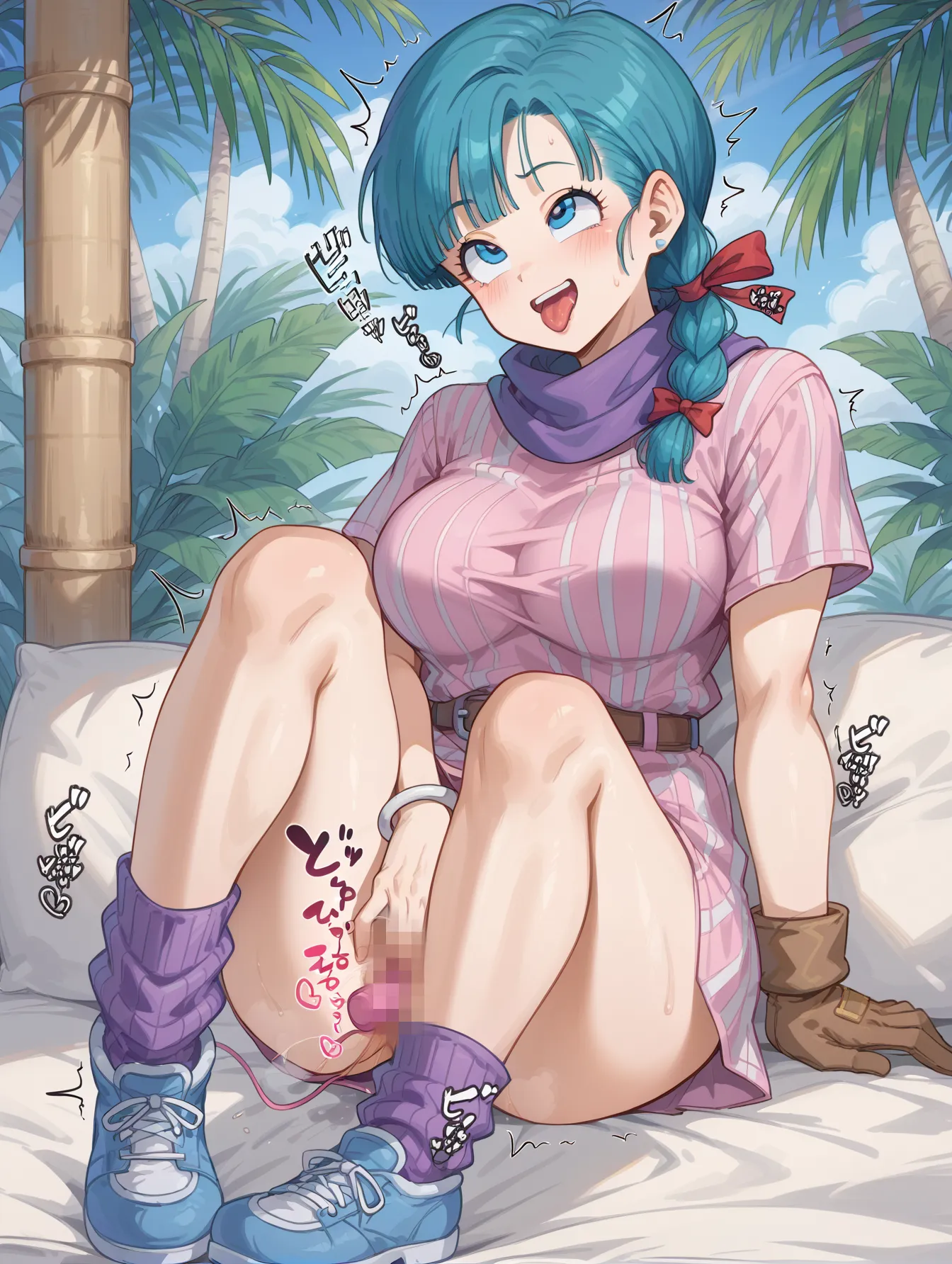 【「おまんこ×下着（ブラジャー・パンティ）」AIエロ画像（イラスト・アニメ・二次元風）3718枚まとめ！(66ページ目)のエロ画像21枚目