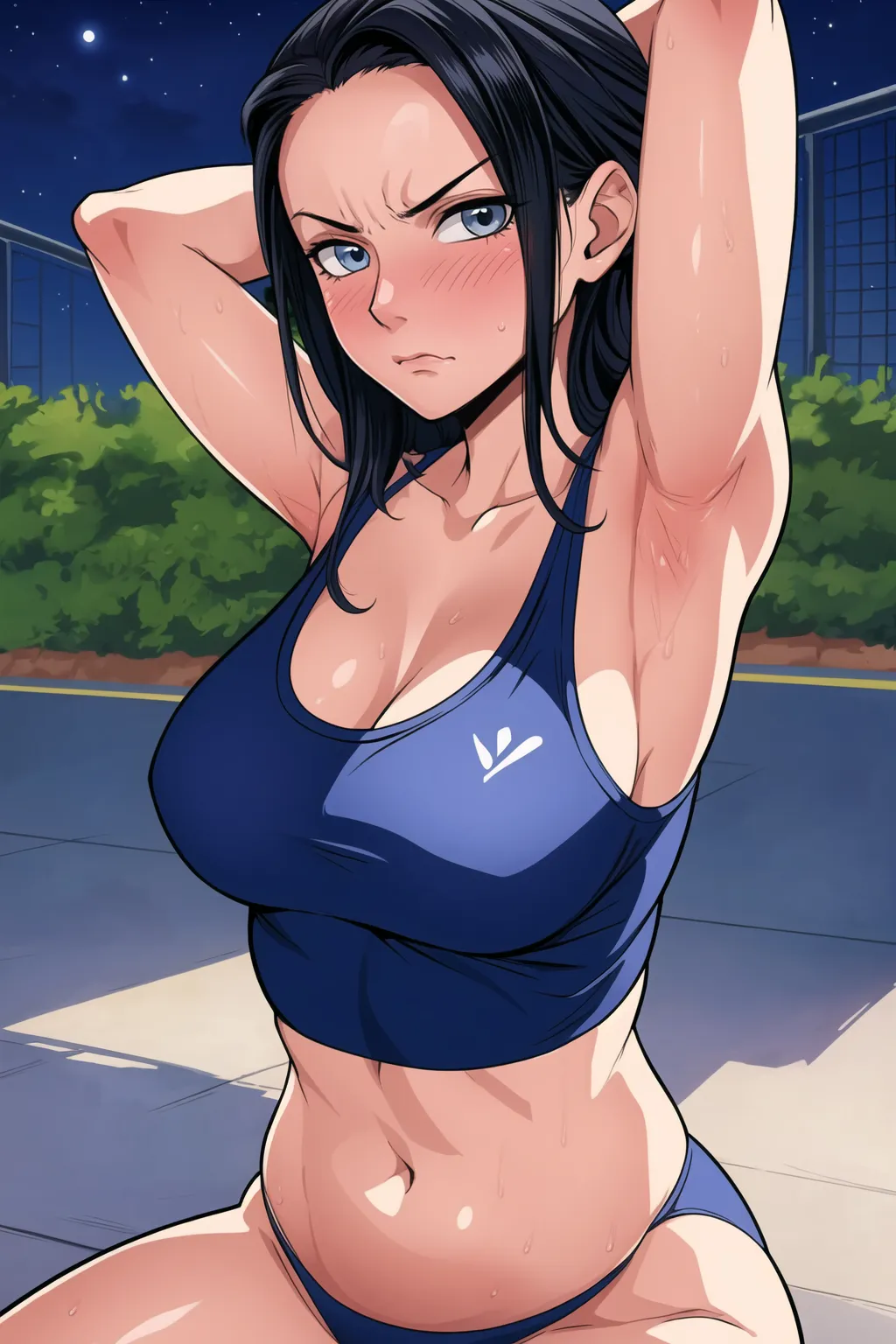 【「腋・脇」AIエロ画像（イラスト・アニメ・二次元風）4705枚まとめ！(85ページ目)のエロ画像25枚目