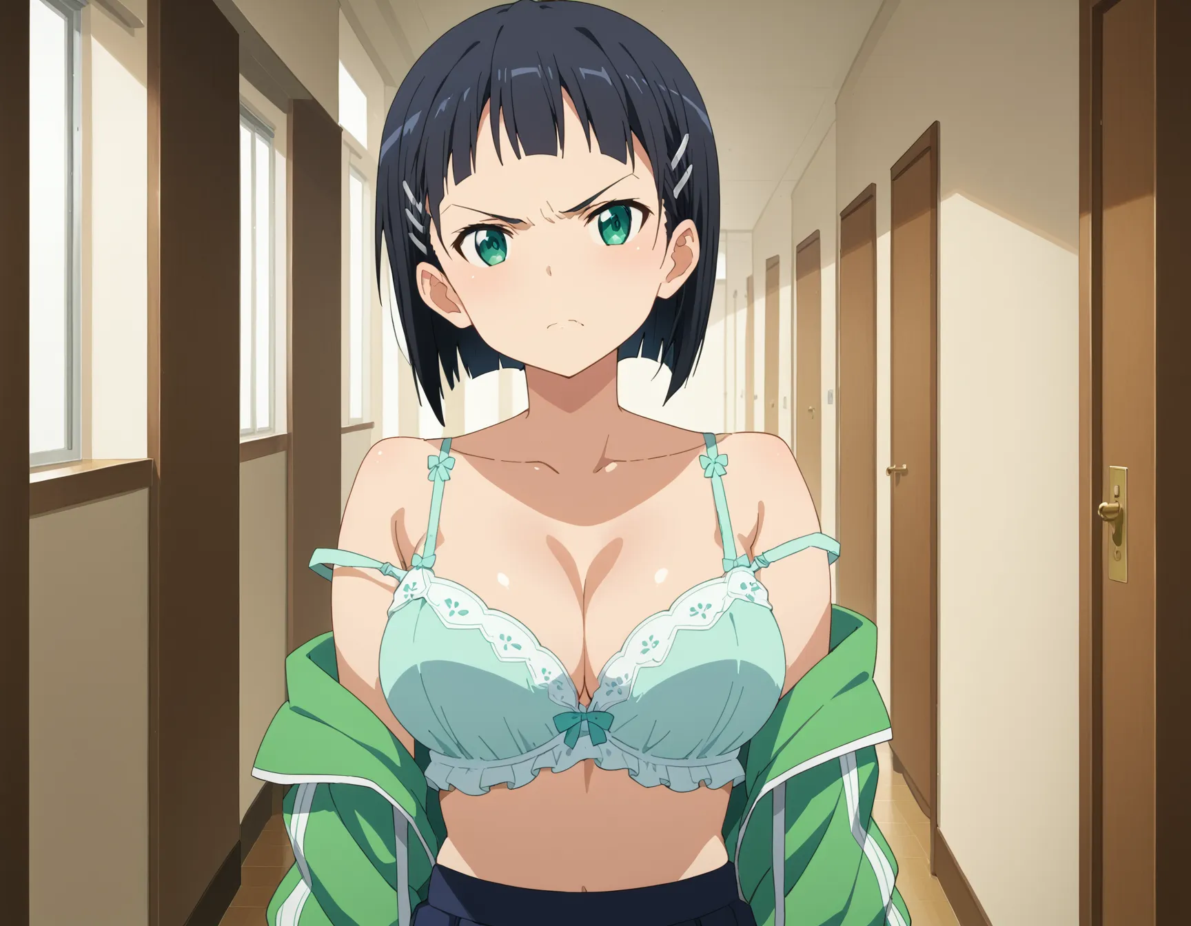 【「下着（ブラジャー・パンティ）」AIエロ画像（イラスト・アニメ・二次元風）15996枚まとめ！(283ページ目)のエロ画像15枚目