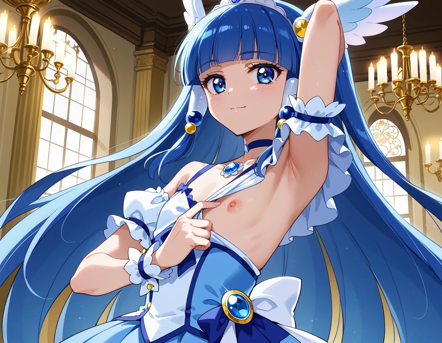 【「腋・脇」AIエロ画像（イラスト・アニメ・二次元風）4705枚まとめ！(85ページ目)のエロ画像24枚目