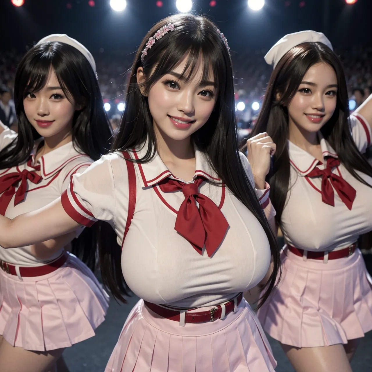 【「爆乳・超乳×アイドル」AIエロ画像（リアル・実写・フォト風）346枚まとめ！(7ページ目)のエロ画像2枚目