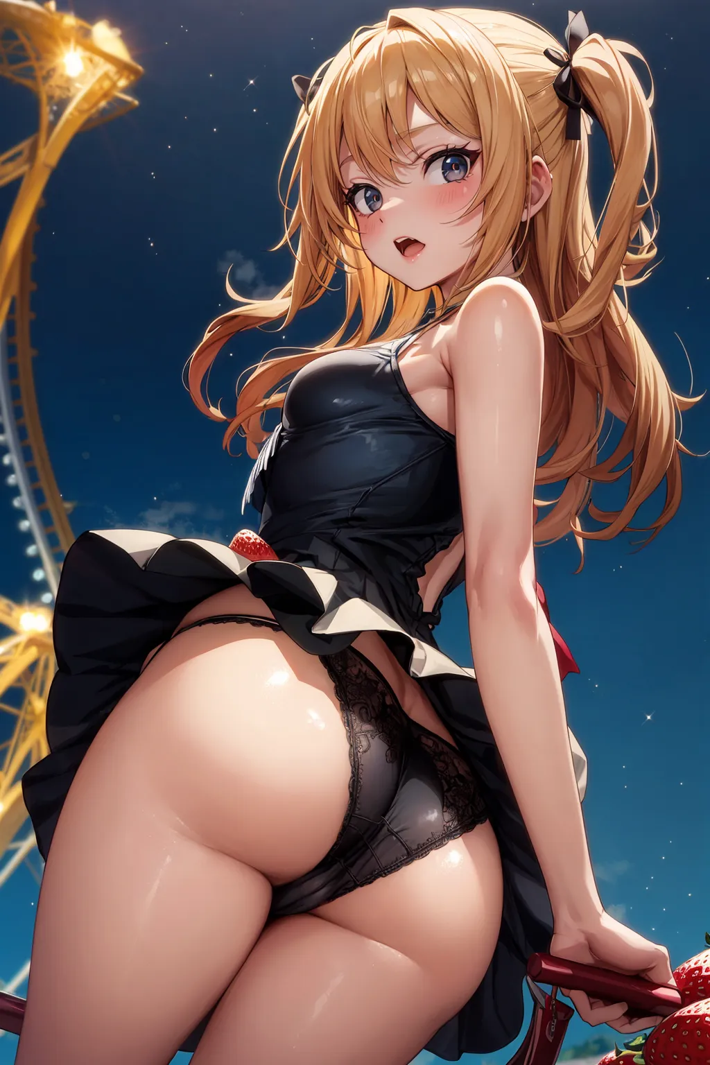 【「下着（ブラジャー・パンティ）」AIエロ画像（イラスト・アニメ・二次元風）15996枚まとめ！(282ページ目)のエロ画像11枚目