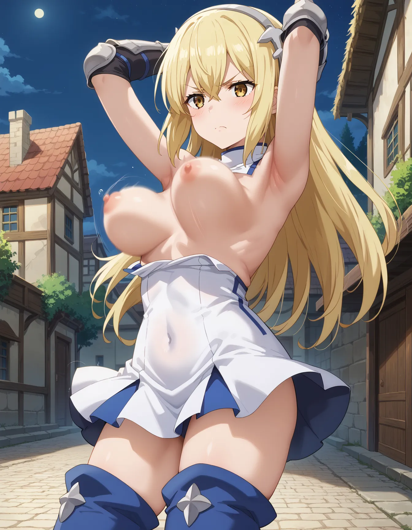 【「腋・脇」AIエロ画像（イラスト・アニメ・二次元風）4705枚まとめ！(85ページ目)のエロ画像11枚目