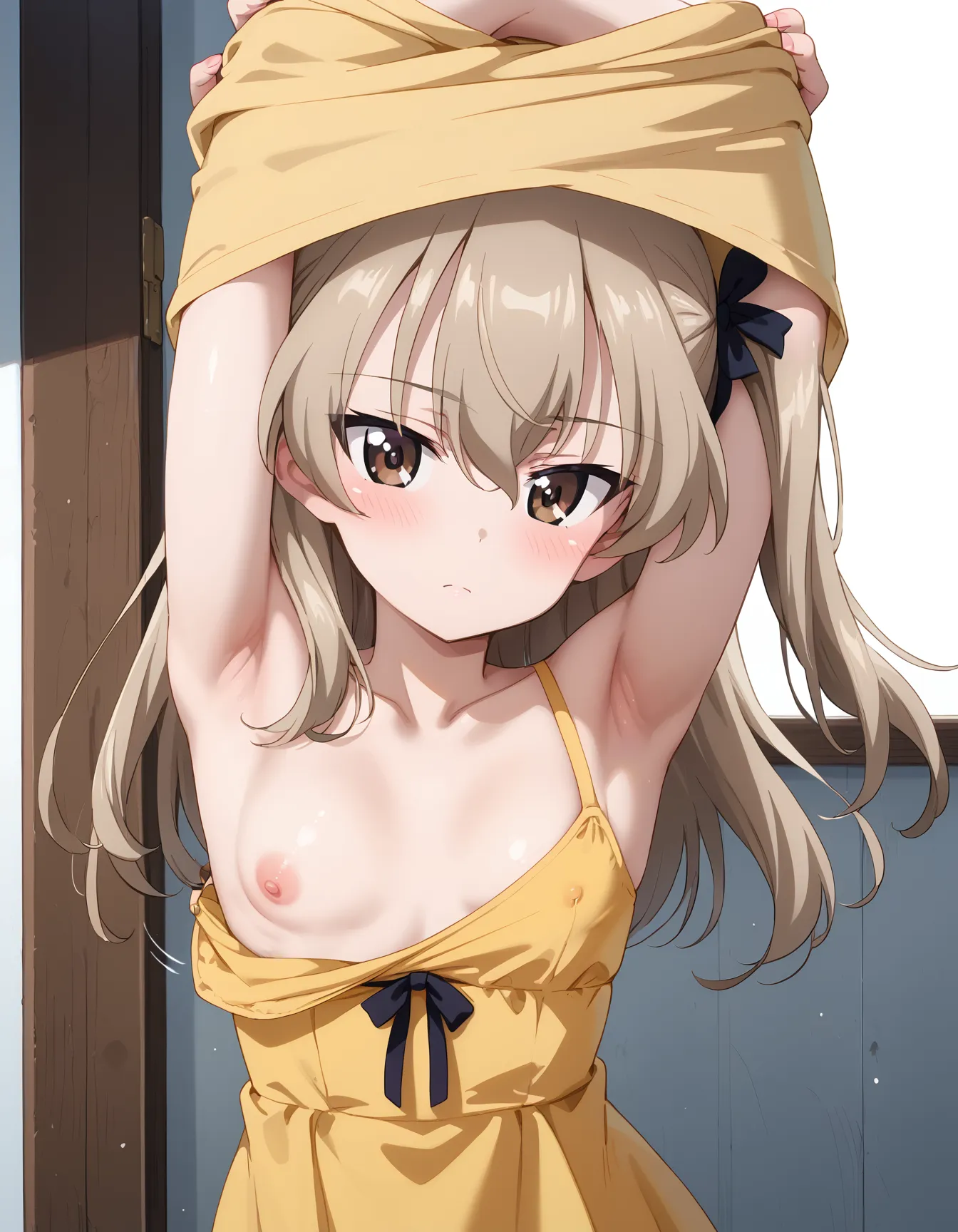 【「貧乳」AIエロ画像（イラスト・アニメ・二次元風）8390枚まとめ！(149ページ目)のエロ画像21枚目