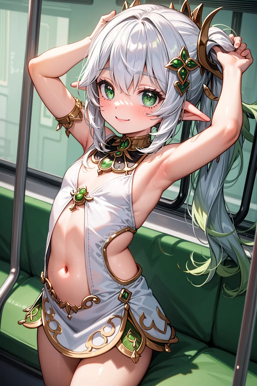 【「貧乳」AIエロ画像（イラスト・アニメ・二次元風）8390枚まとめ！(149ページ目)のエロ画像18枚目
