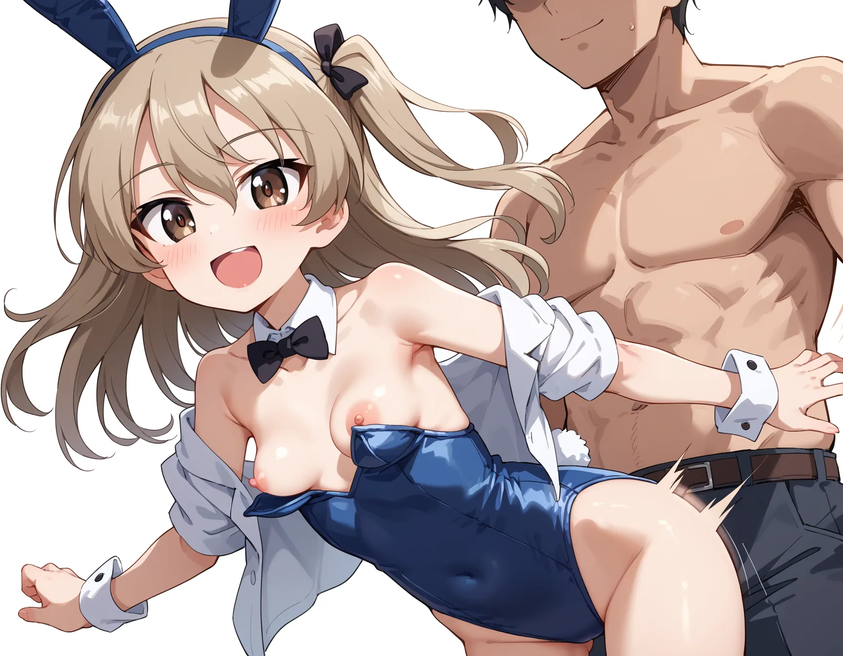 【「ロリ・小柄×バニーガール」AIエロ画像（イラスト・アニメ・二次元風）93枚まとめ！(2ページ目)のエロ画像18枚目