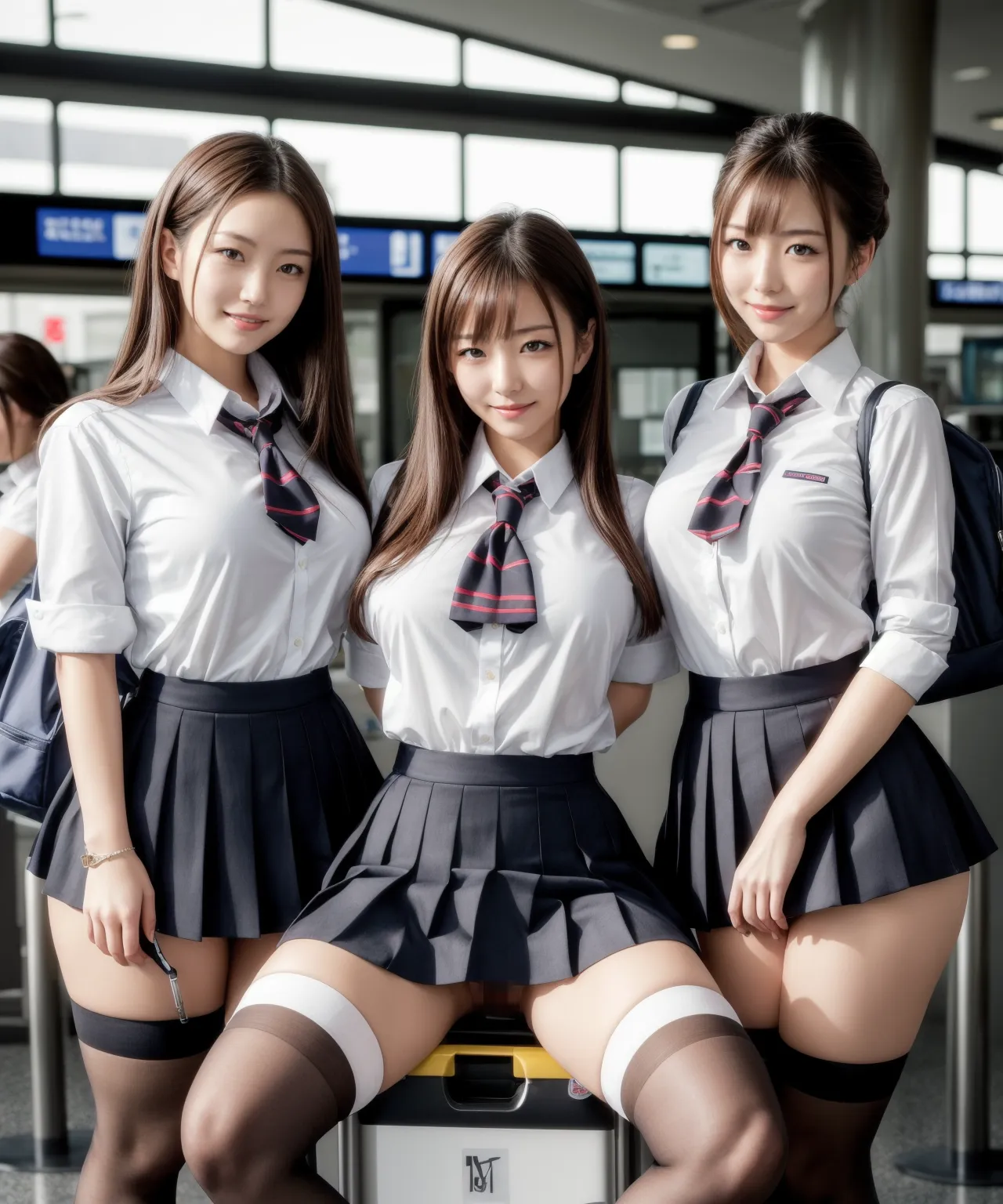 【「女子校生・JK×学制服」AIエロ画像（リアル・実写・フォト風）6248枚まとめ！(112ページ目)のエロ画像19枚目