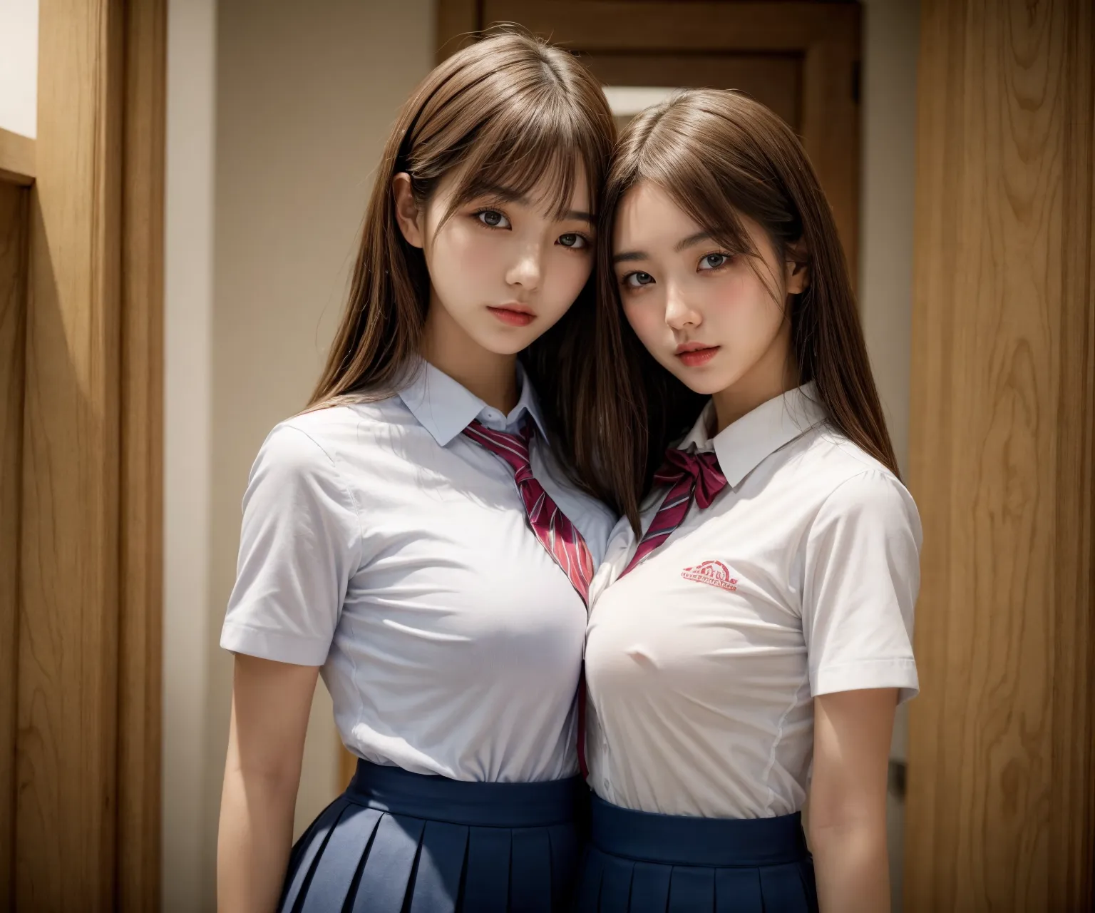 【「女子校生・JK×学制服」AIエロ画像（リアル・実写・フォト風）6248枚まとめ！(112ページ目)のエロ画像17枚目