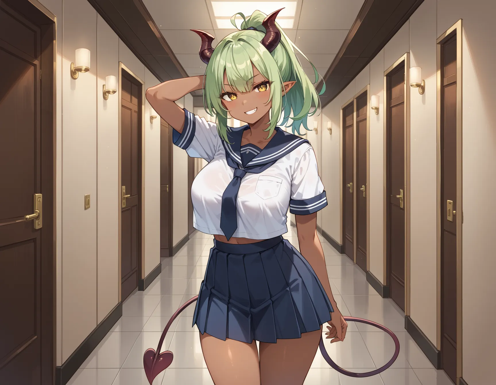 【「巨乳」AIエロ画像（イラスト・アニメ・二次元風）26161枚まとめ！(461ページ目)のエロ画像12枚目