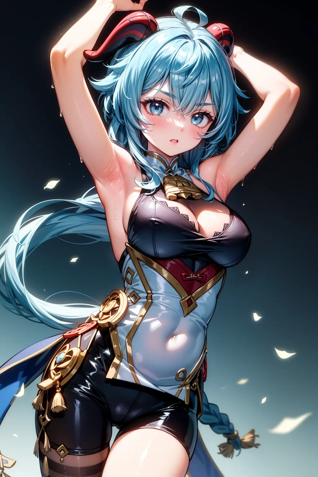 【「腋・脇」AIエロ画像（イラスト・アニメ・二次元風）4705枚まとめ！(84ページ目)のエロ画像10枚目