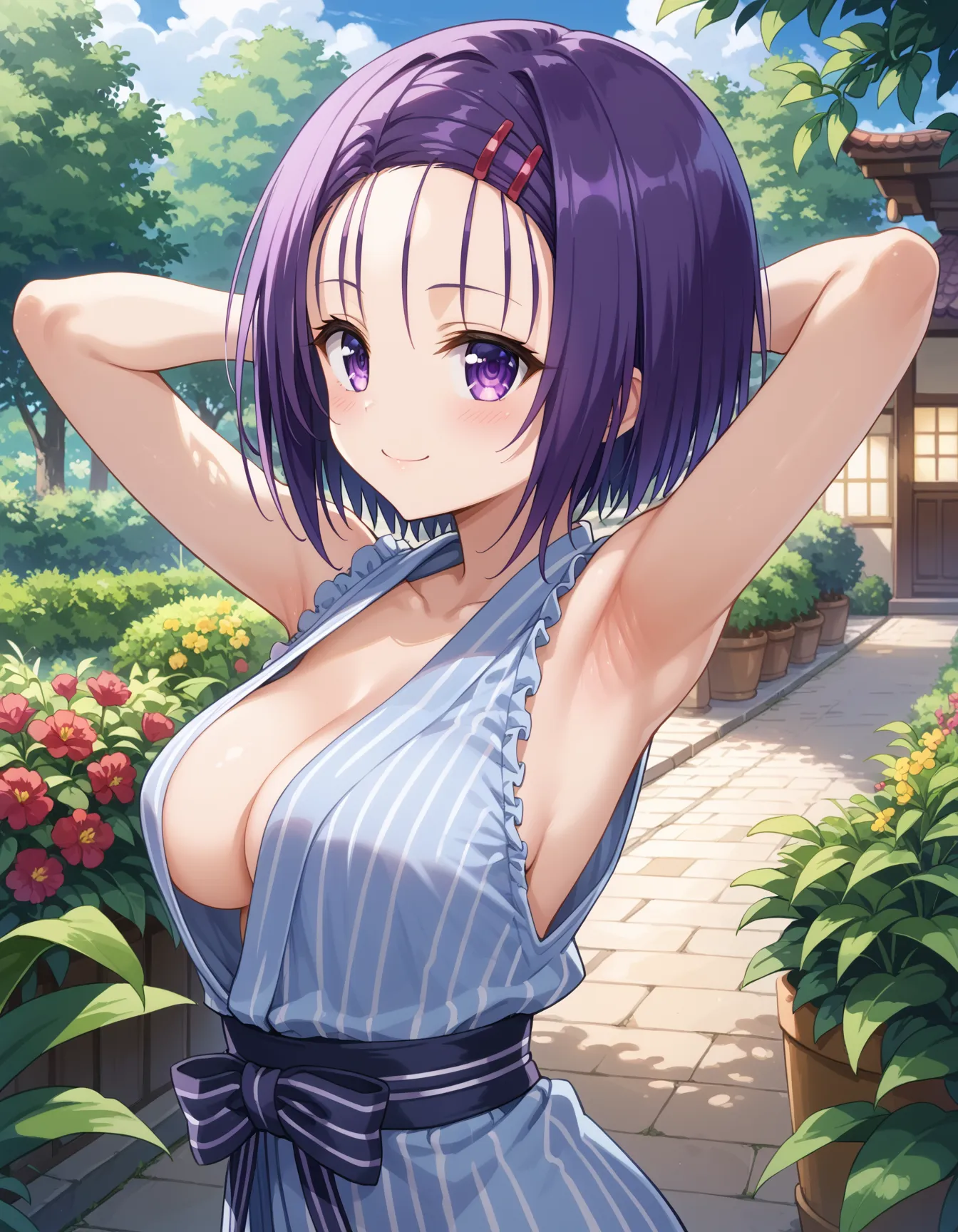 【「腋・脇」AIエロ画像（イラスト・アニメ・二次元風）4705枚まとめ！(84ページ目)のエロ画像8枚目