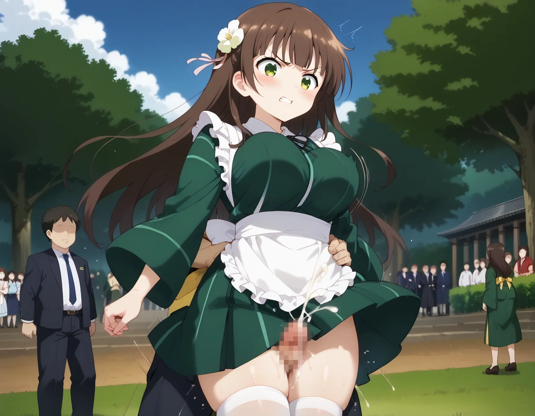 【「巨乳×着物」AIエロ画像（イラスト・アニメ・二次元風）854枚まとめ！(15ページ目)のエロ画像24枚目