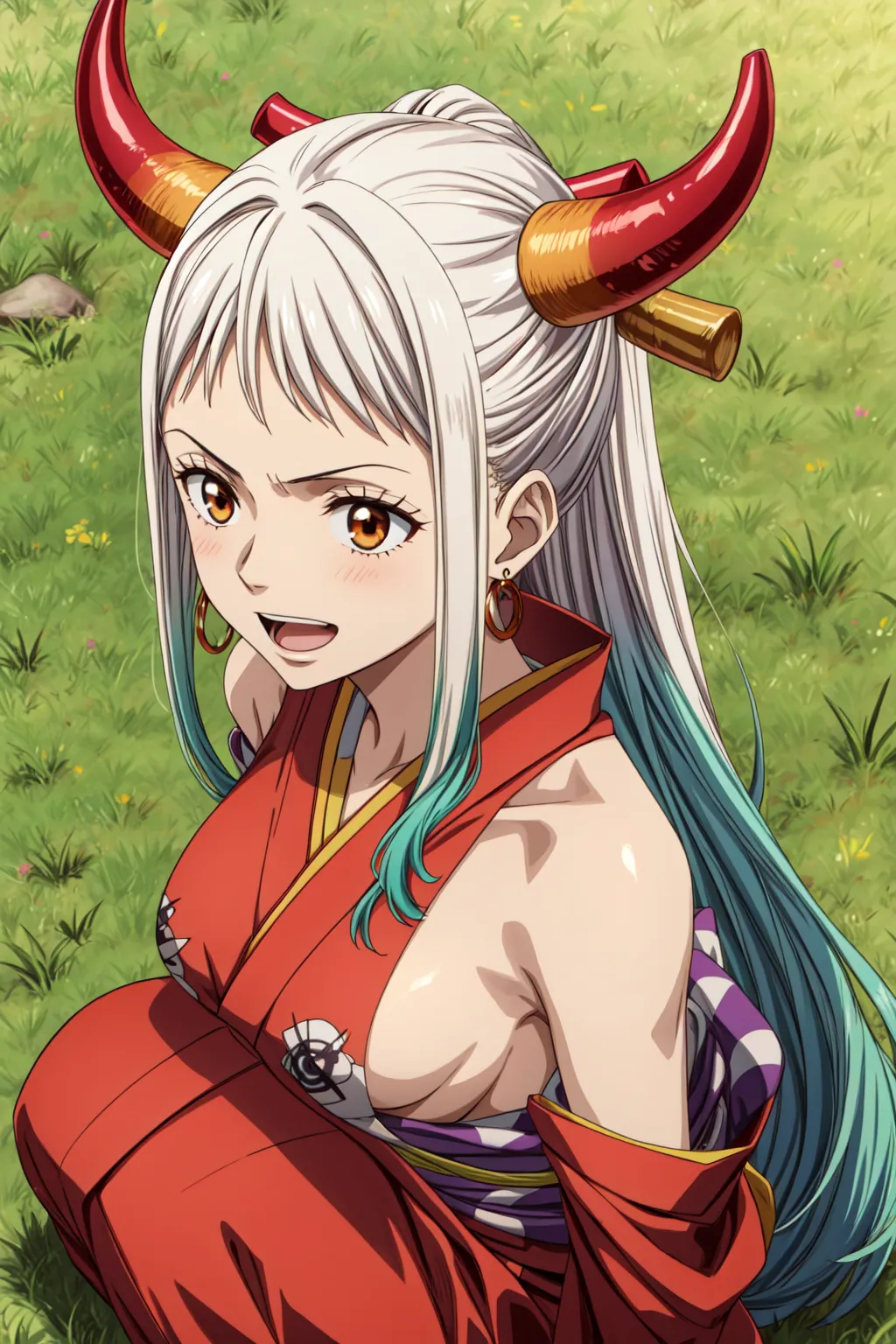 【「巨乳×着物」AIエロ画像（イラスト・アニメ・二次元風）854枚まとめ！(15ページ目)のエロ画像23枚目