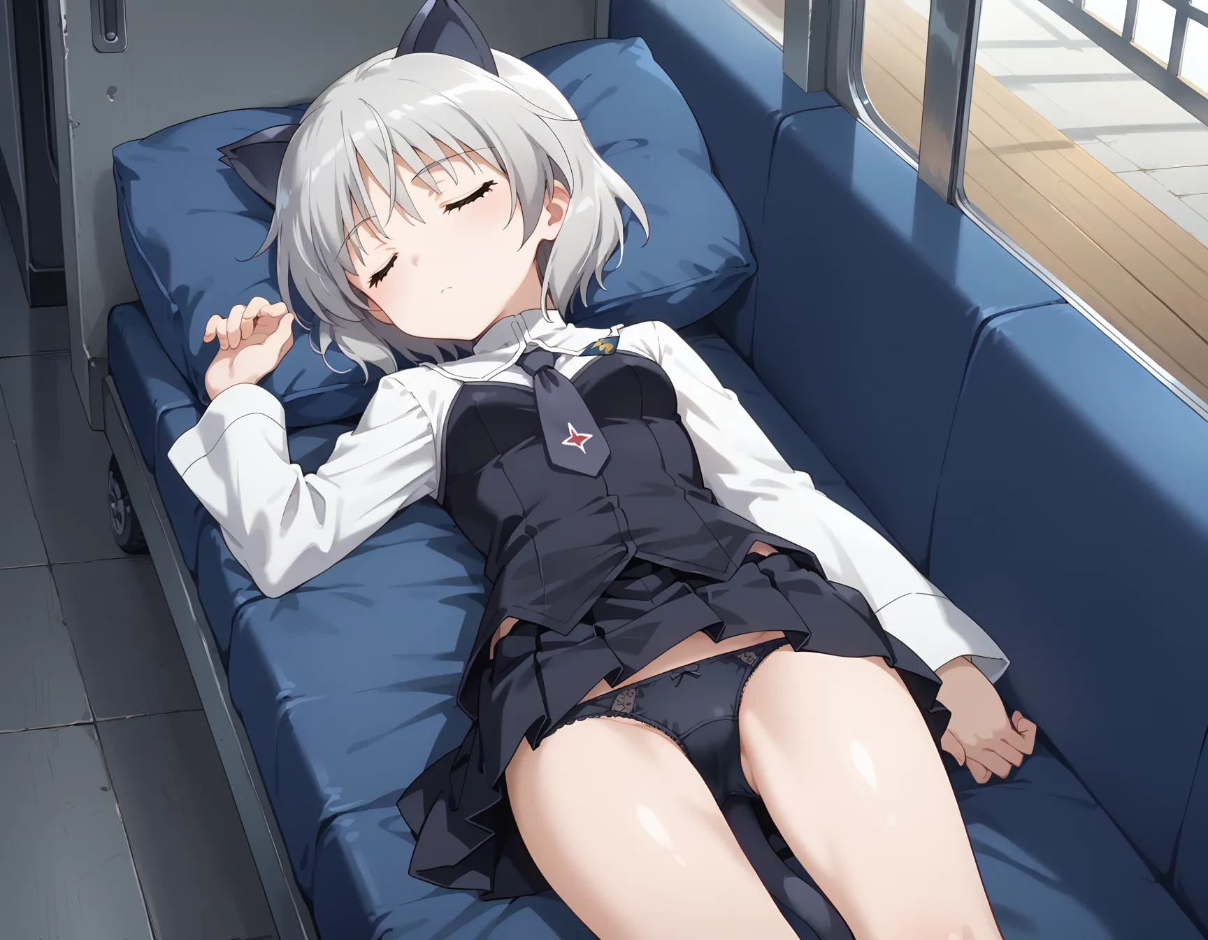 【「下着（ブラジャー・パンティ）」AIエロ画像（イラスト・アニメ・二次元風）15996枚まとめ！(277ページ目)のエロ画像10枚目