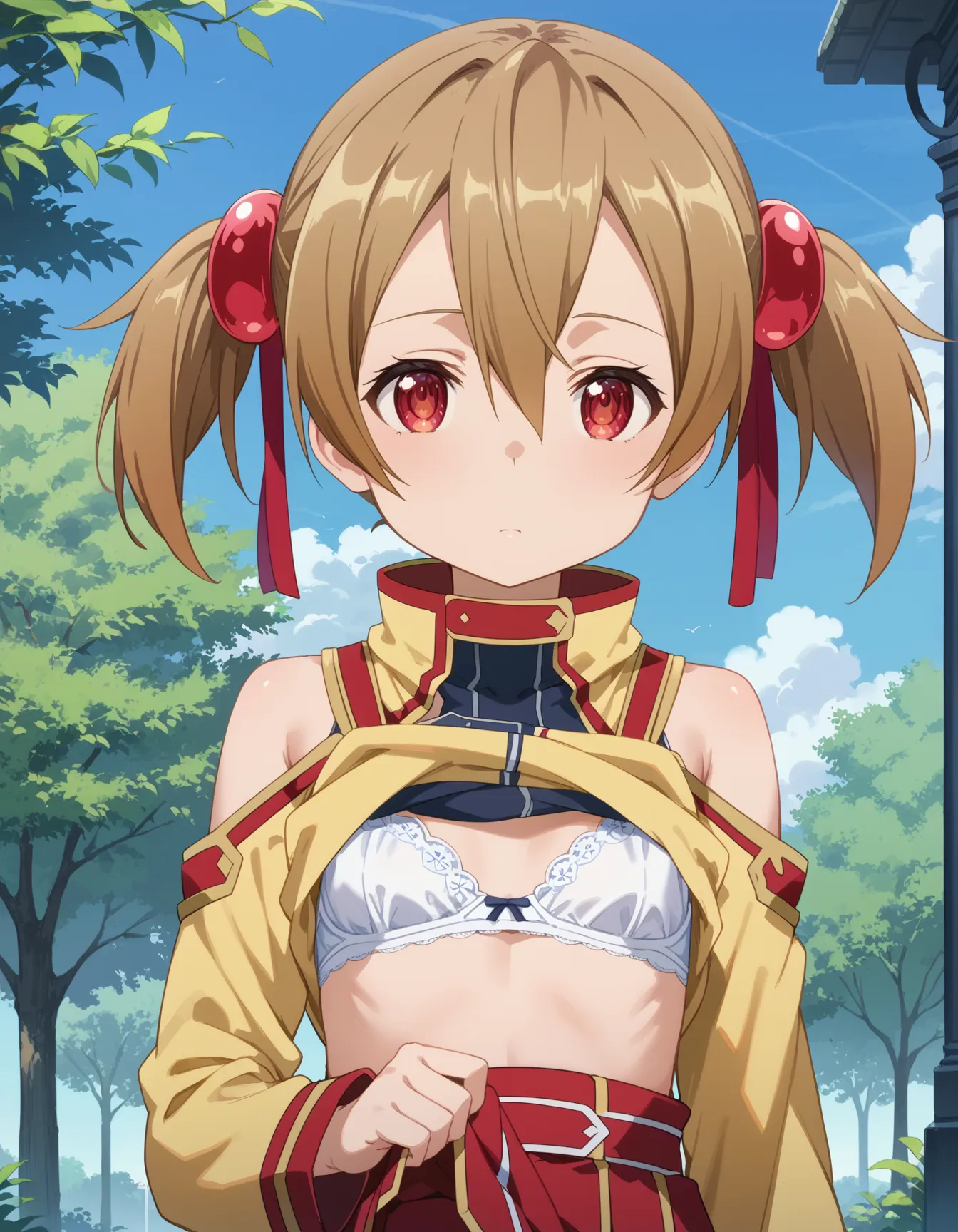 【「貧乳」AIエロ画像（イラスト・アニメ・二次元風）8390枚まとめ！(147ページ目)のエロ画像13枚目