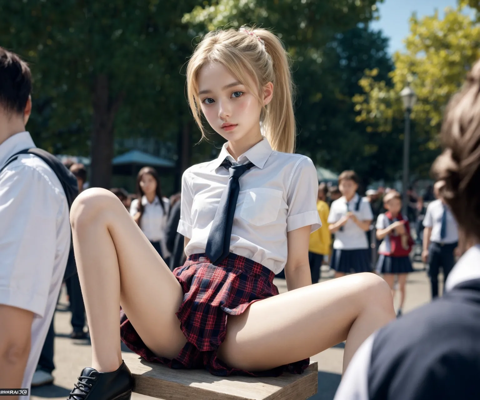 【「ロリ・小柄×学制服」AIエロ画像（リアル・実写・フォト風）745枚まとめ！(13ページ目)のエロ画像13枚目