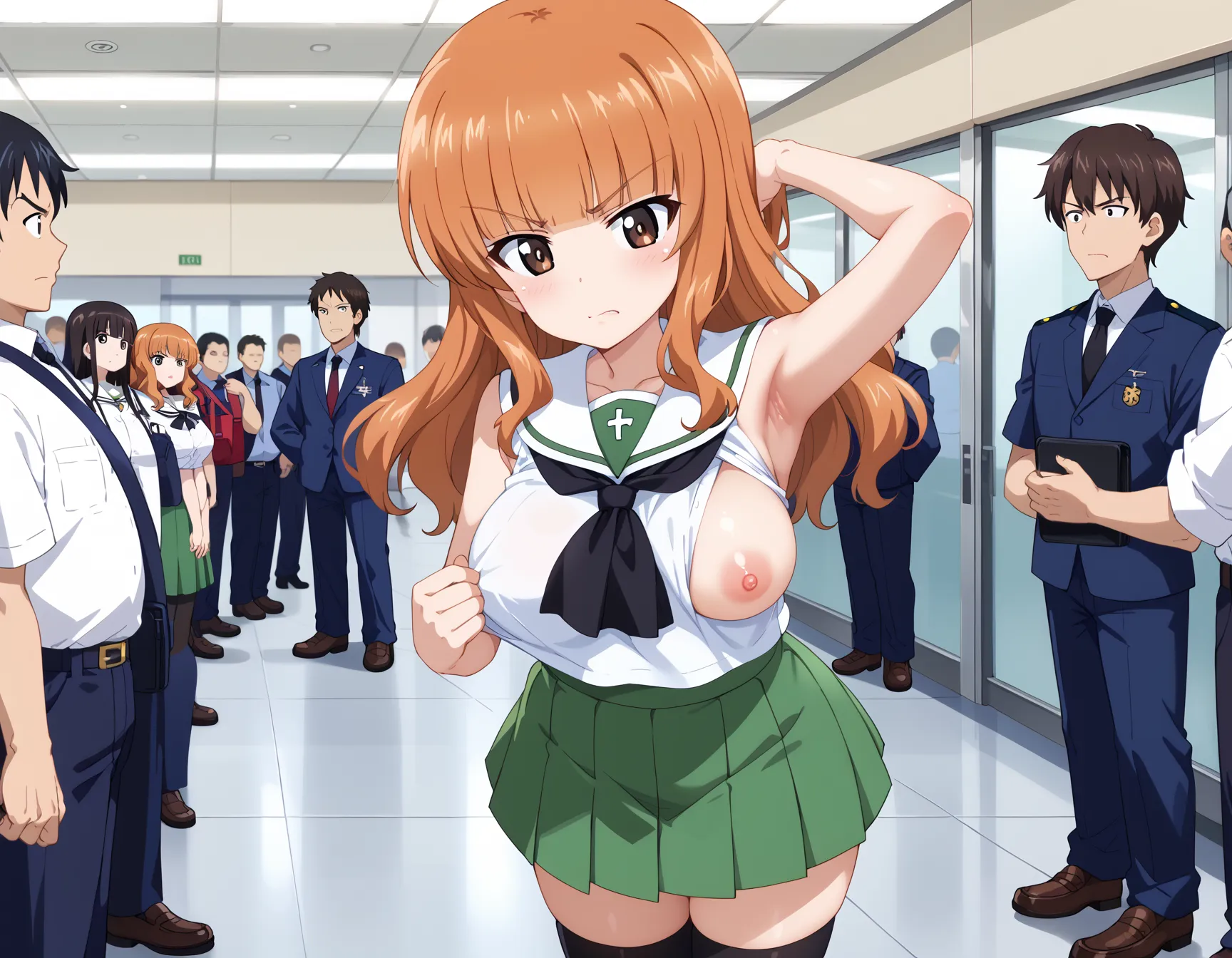 【「腋・脇」AIエロ画像（イラスト・アニメ・二次元風）4705枚まとめ！(83ページ目)のエロ画像20枚目