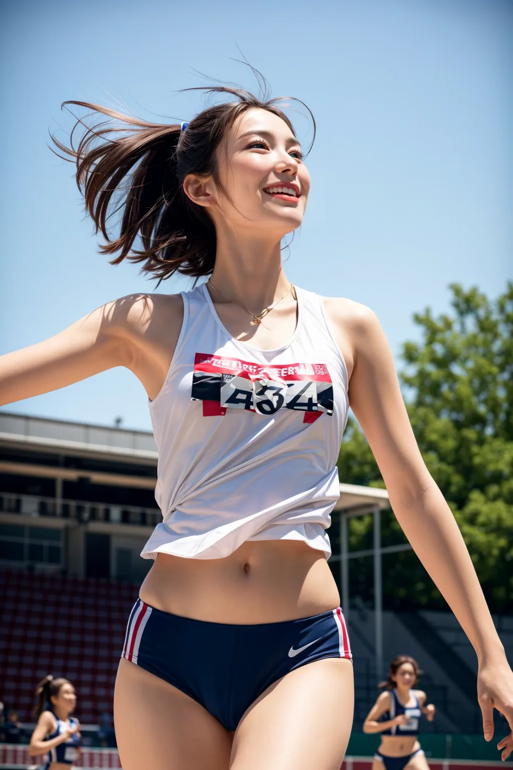 【「貧乳×陸上」AIエロ画像（リアル・実写・フォト風）248枚まとめ！(5ページ目)のエロ画像8枚目