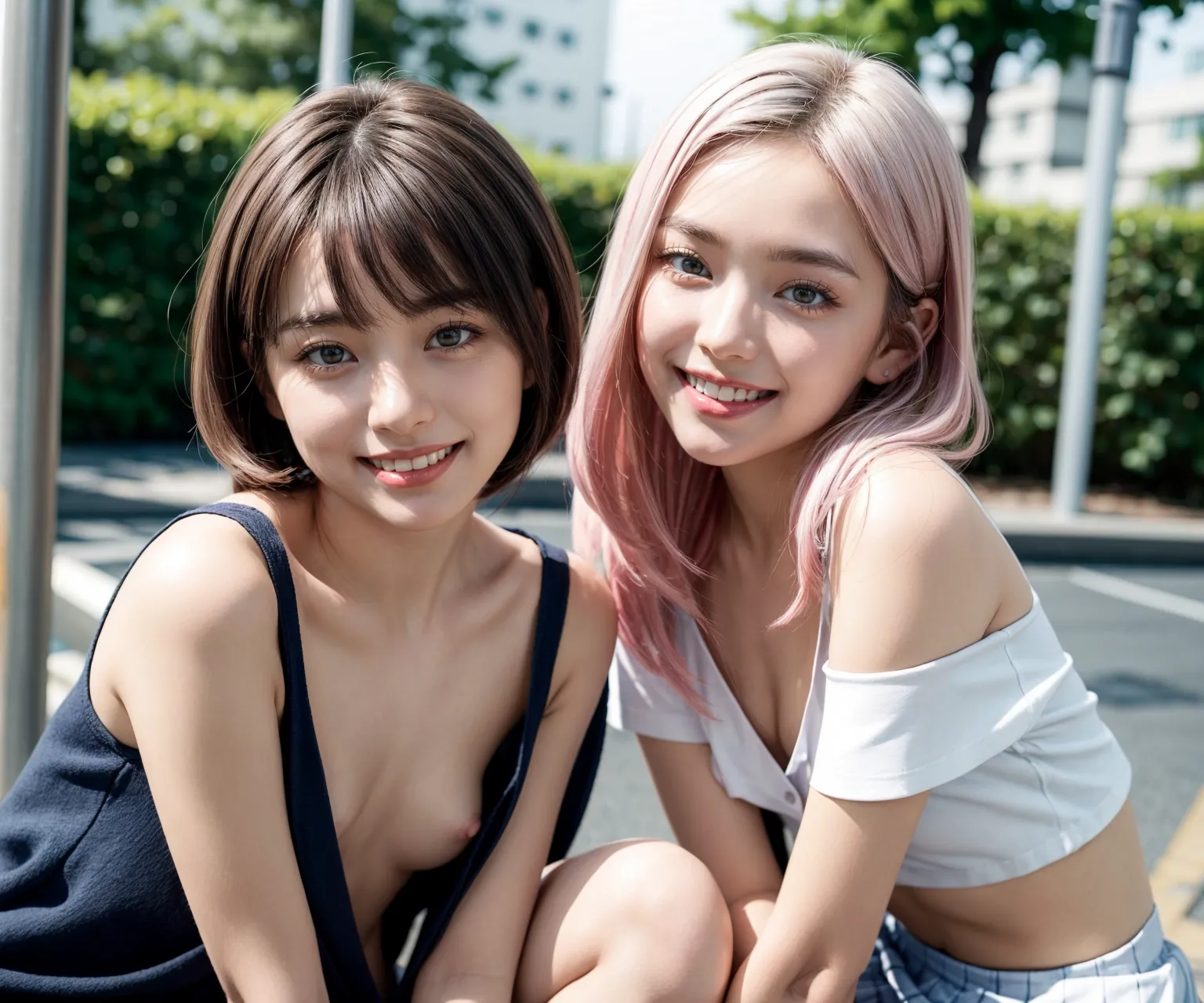 【「貧乳」AIエロ画像（リアル・実写・フォト風）21896枚まとめ！(378ページ目)のエロ画像15枚目