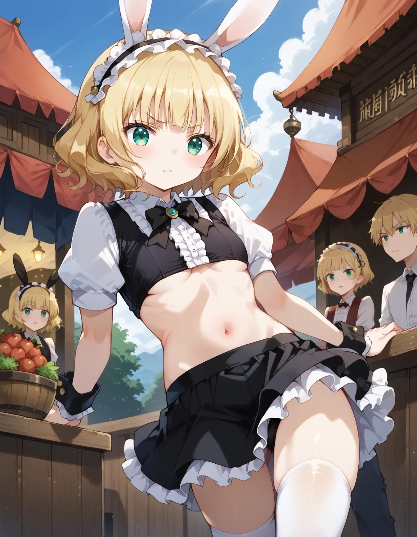 【「貧乳」AIエロ画像（イラスト・アニメ・二次元風）8390枚まとめ！(146ページ目)のエロ画像21枚目