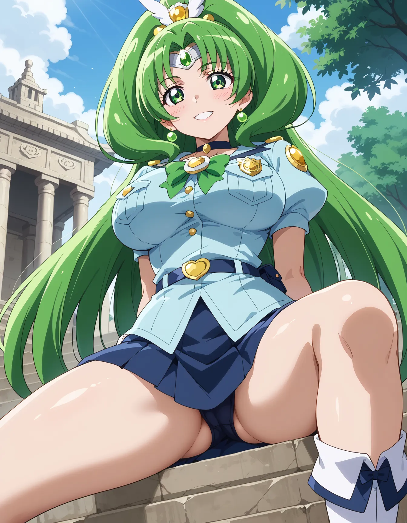 【「女警官」AIエロ画像（イラスト・アニメ・二次元風）264枚まとめ！(5ページ目)のエロ画像29枚目