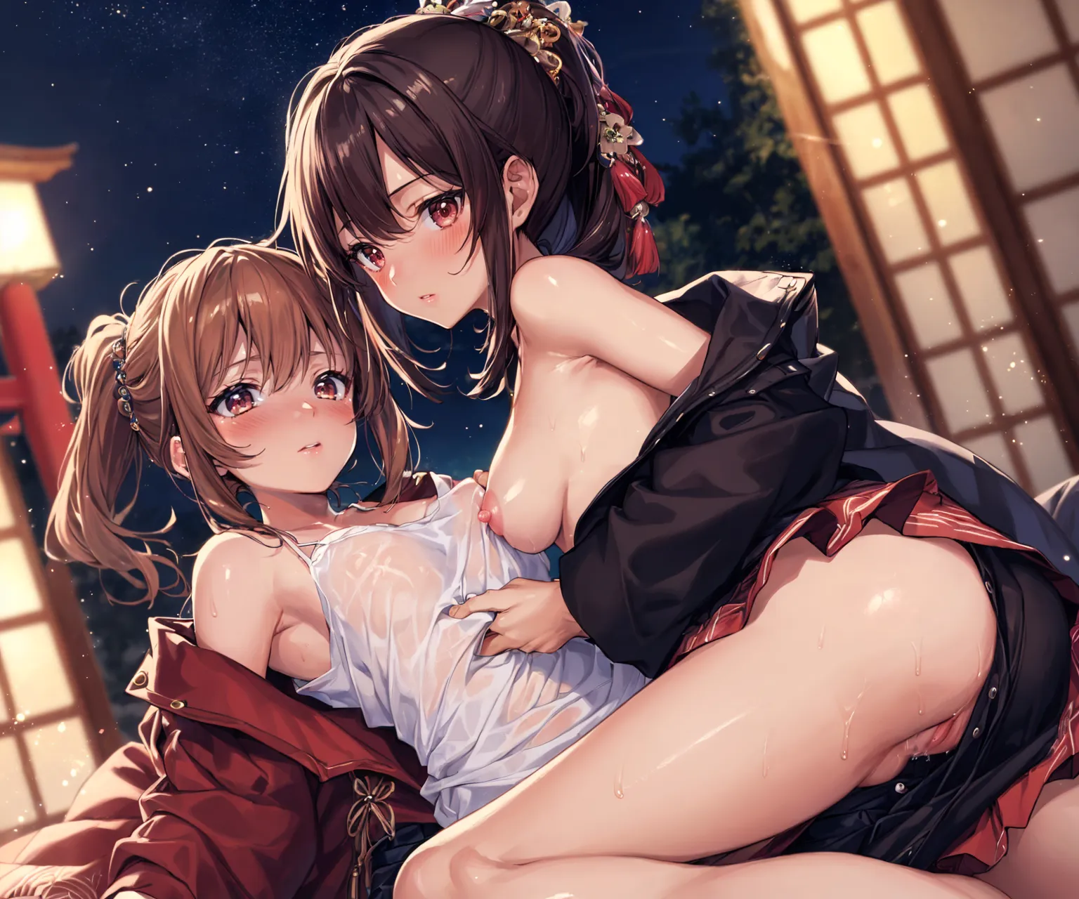【「下着（ブラジャー・パンティ）」AIエロ画像（イラスト・アニメ・二次元風）15996枚まとめ！(274ページ目)のエロ画像20枚目