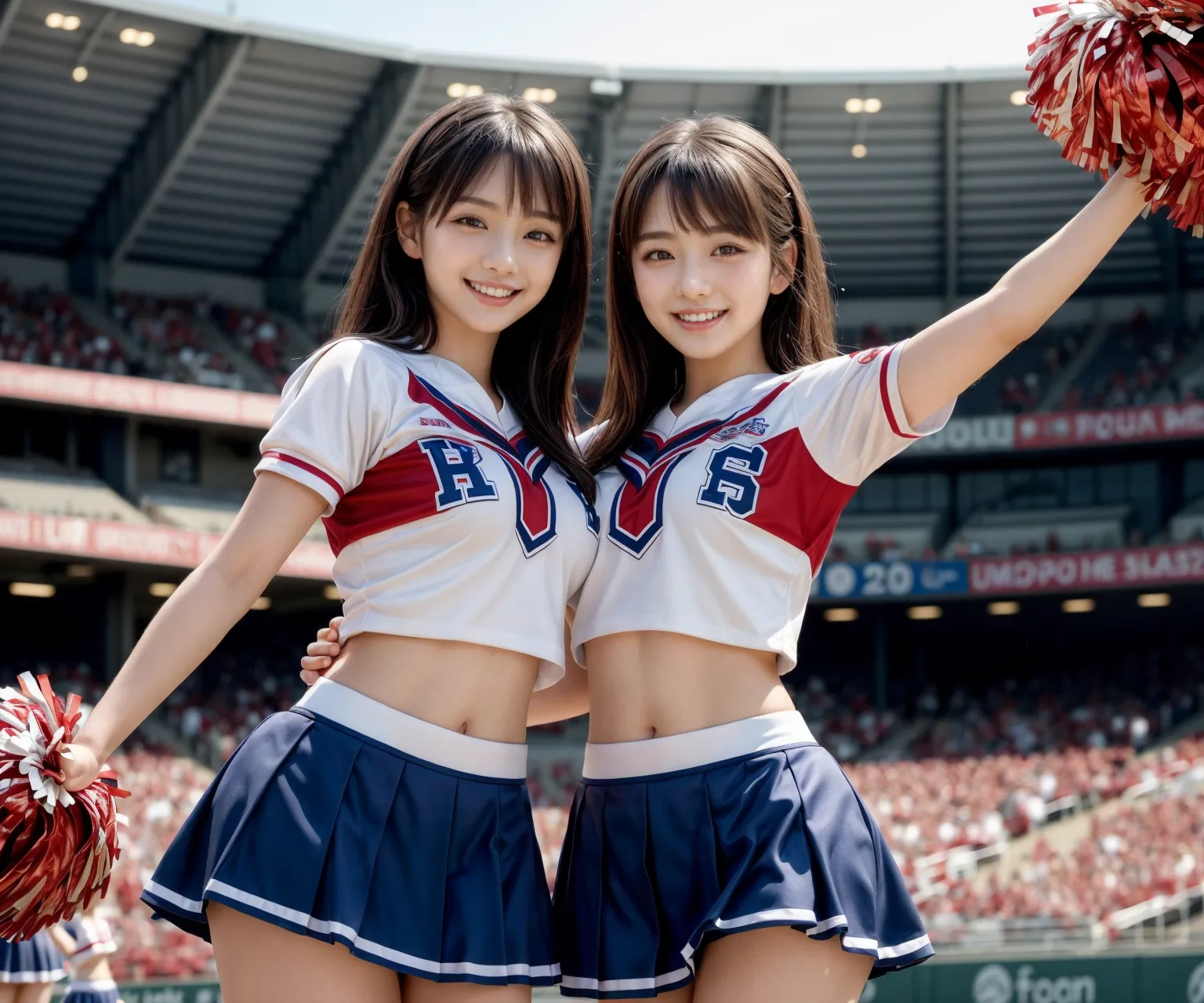 【「チアリーダー」AIエロ画像（リアル・実写・フォト風）1326枚まとめ！(23ページ目)のエロ画像19枚目