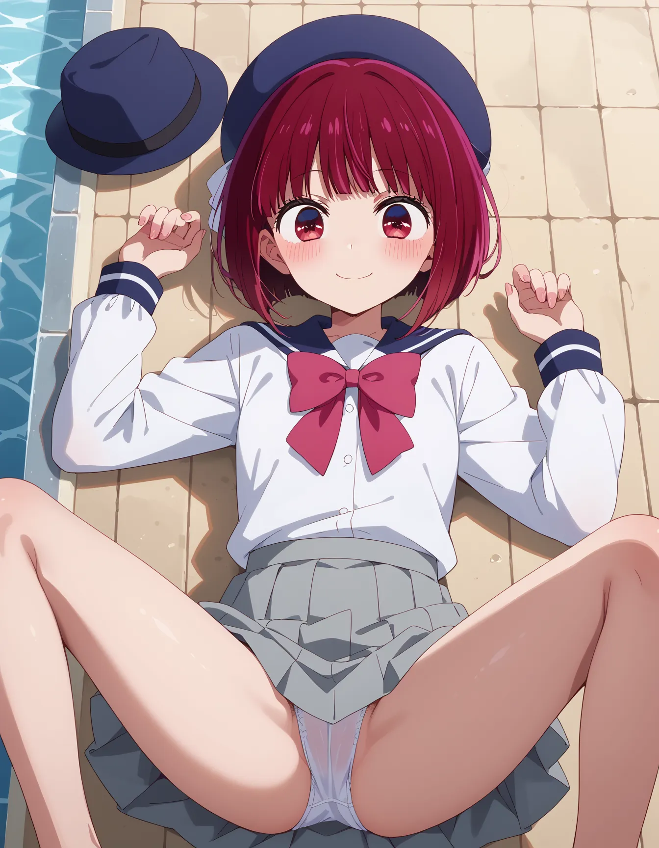 【「学制服」AIエロ画像（イラスト・アニメ・二次元風）4855枚まとめ！(83ページ目)のエロ画像8枚目