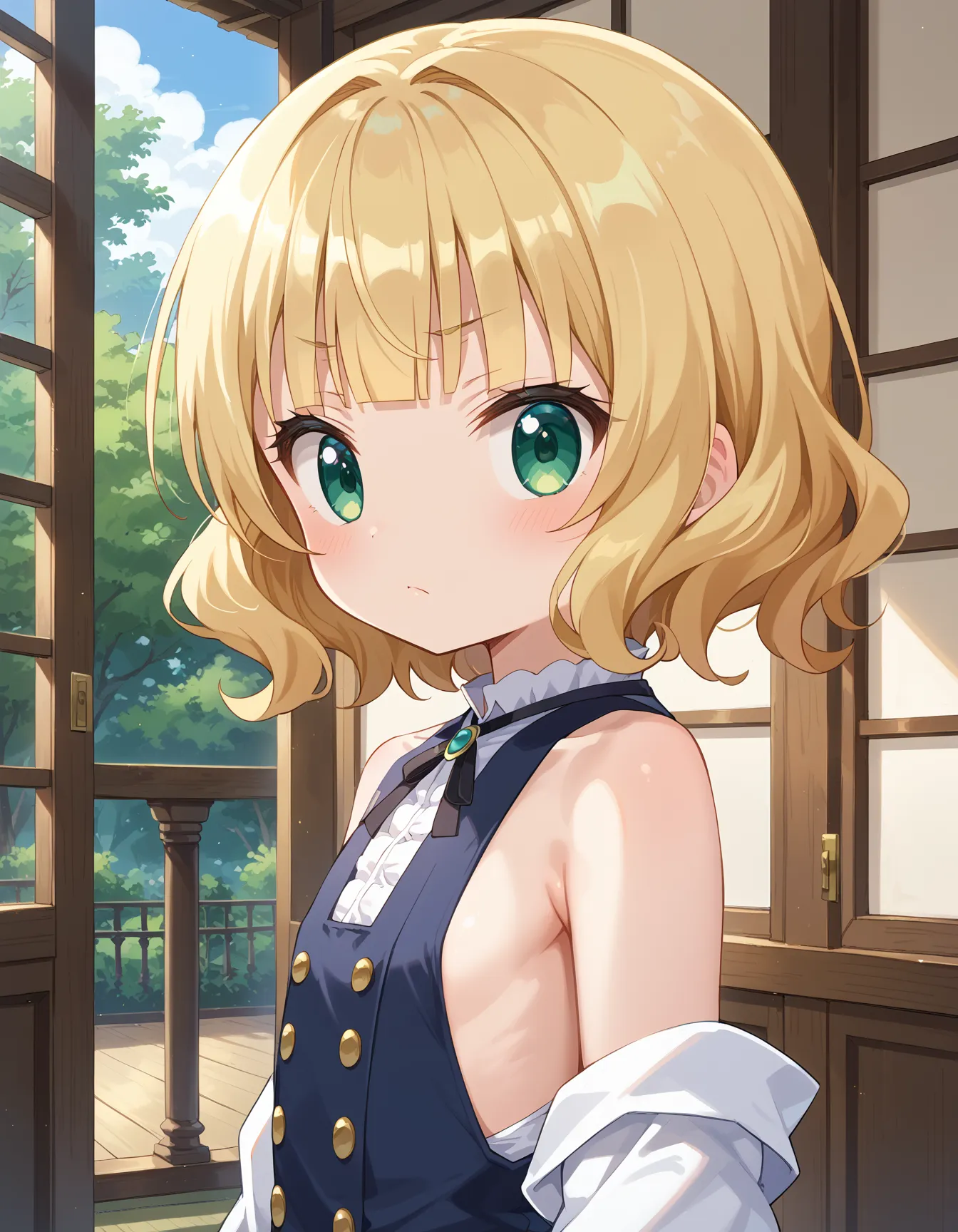 【「貧乳」AIエロ画像（イラスト・アニメ・二次元風）8390枚まとめ！(146ページ目)のエロ画像2枚目