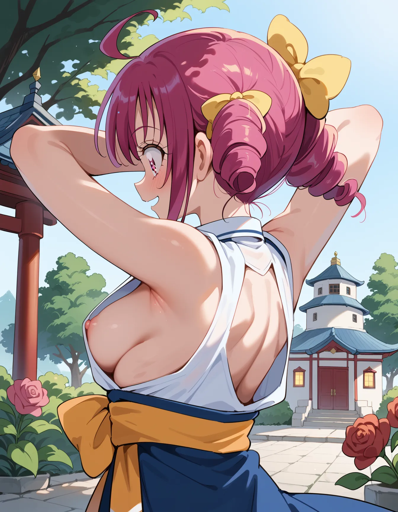 【「腋・脇」AIエロ画像（イラスト・アニメ・二次元風）4705枚まとめ！(82ページ目)のエロ画像21枚目