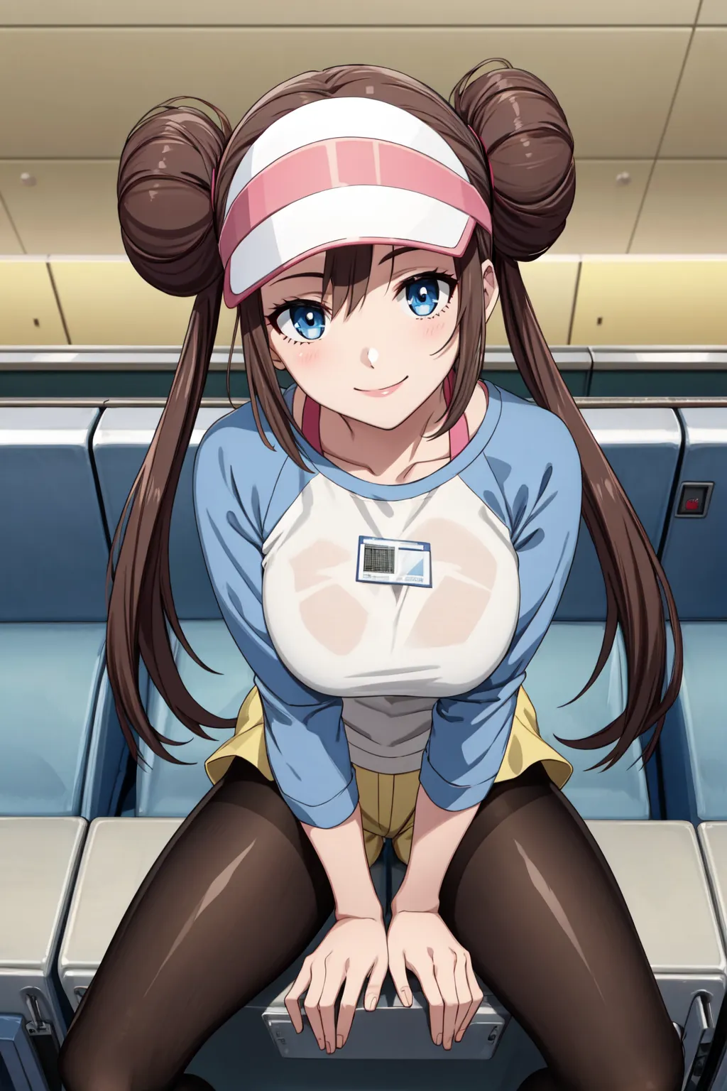 【「巨乳×パンスト」AIエロ画像（イラスト・アニメ・二次元風）575枚まとめ！(11ページ目)のエロ画像2枚目