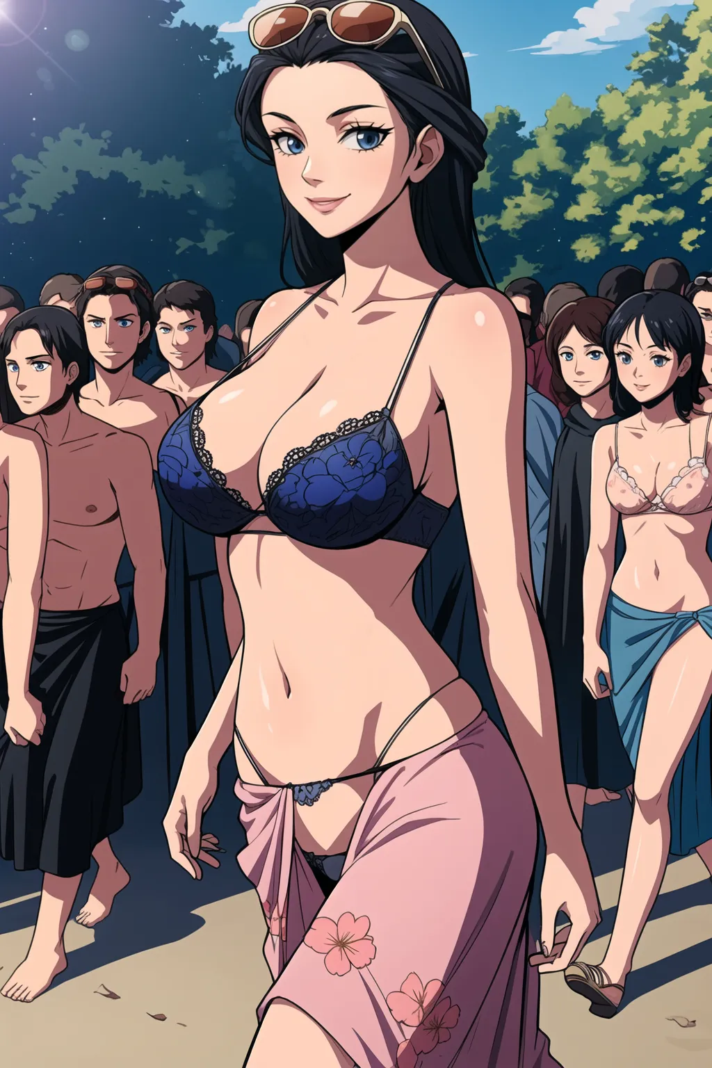 【「下着（ブラジャー・パンティ）」AIエロ画像（イラスト・アニメ・二次元風）15996枚まとめ！(273ページ目)のエロ画像9枚目
