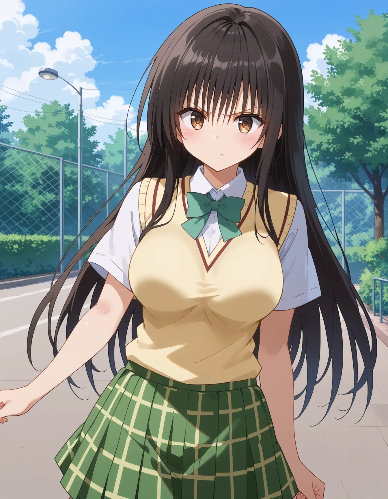 【「学制服」AIエロ画像（イラスト・アニメ・二次元風）4855枚まとめ！(82ページ目)のエロ画像14枚目